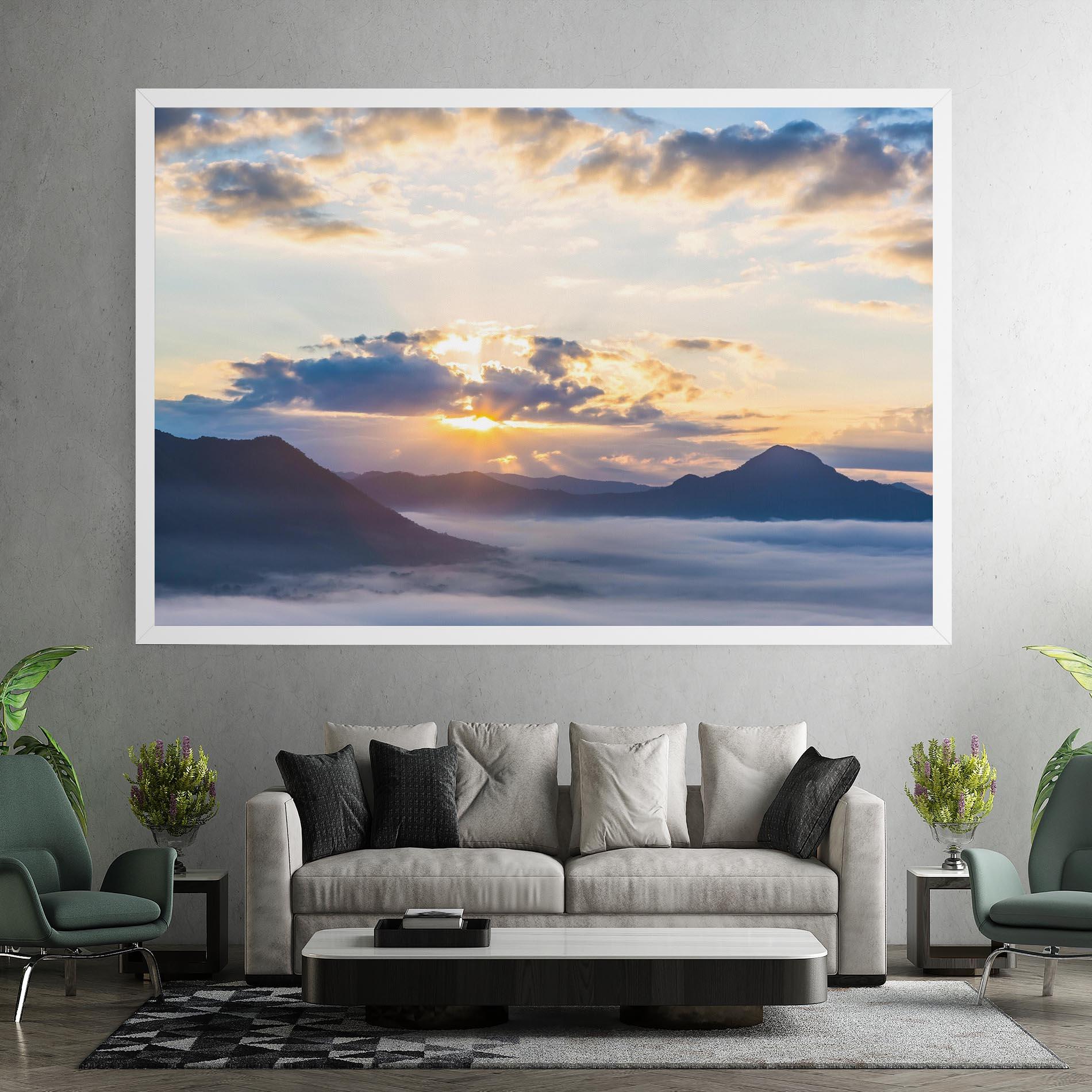 Vászonkép Fantastic Clouds mockup 7