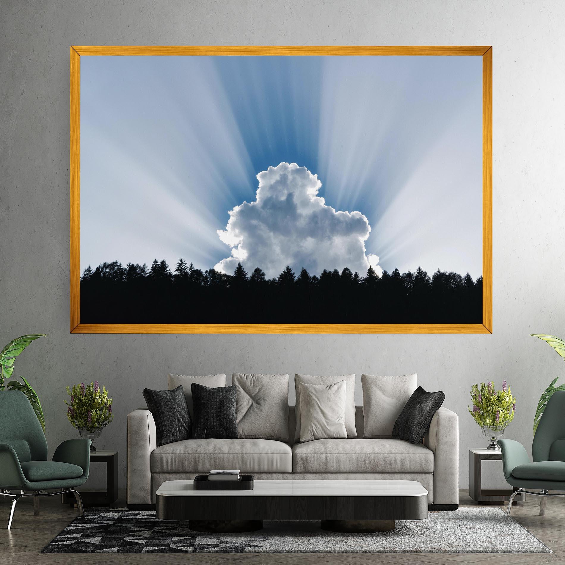 Vászonkép Big White Cloud Light mockup 7