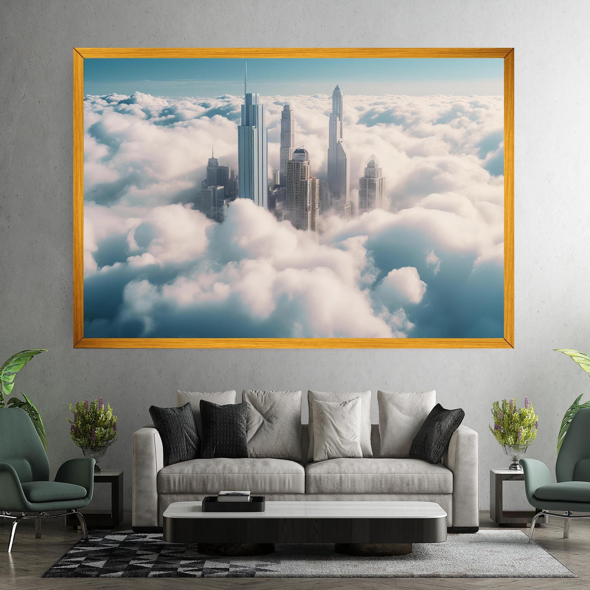 City Above Clouds mockup 7