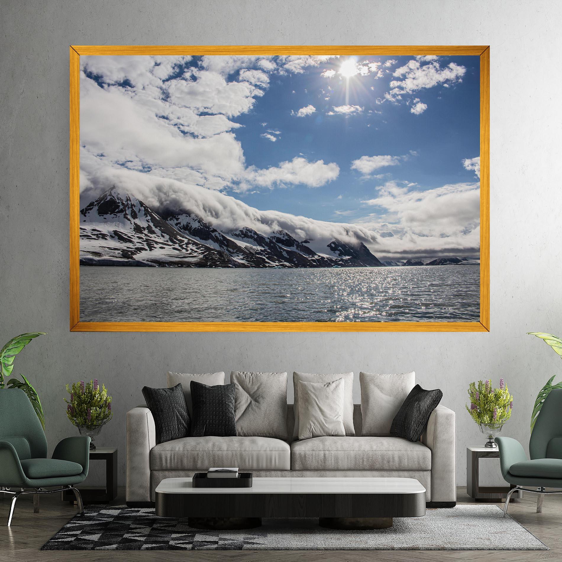 Vászonkép Clouds Over Ice mockup 7