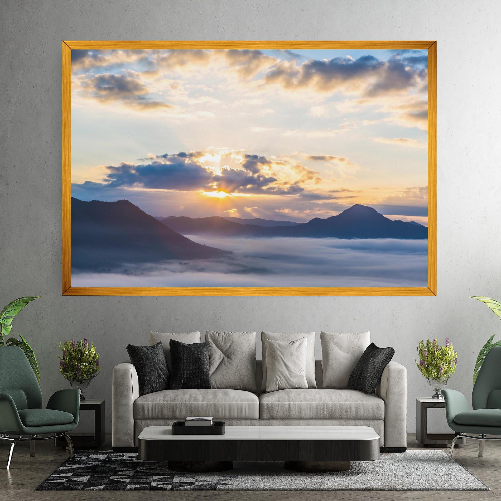 Vászonkép Fantastic Clouds mockup 7