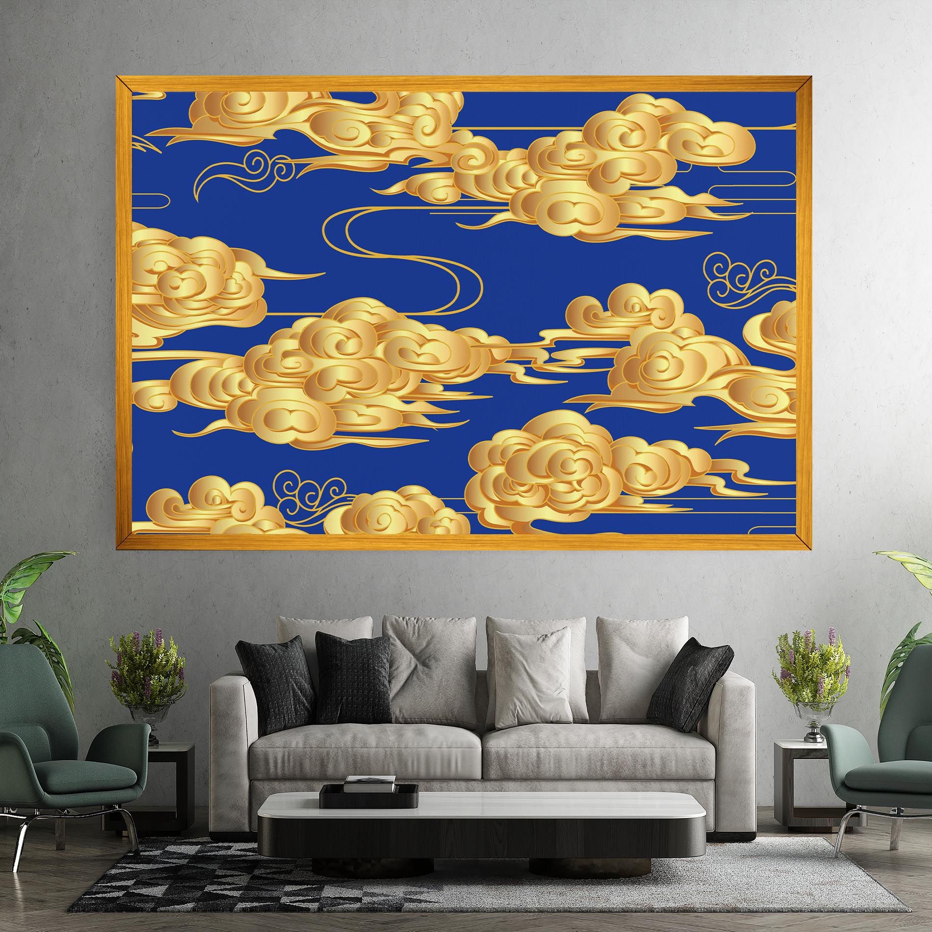 Gold Clouds mockup 7