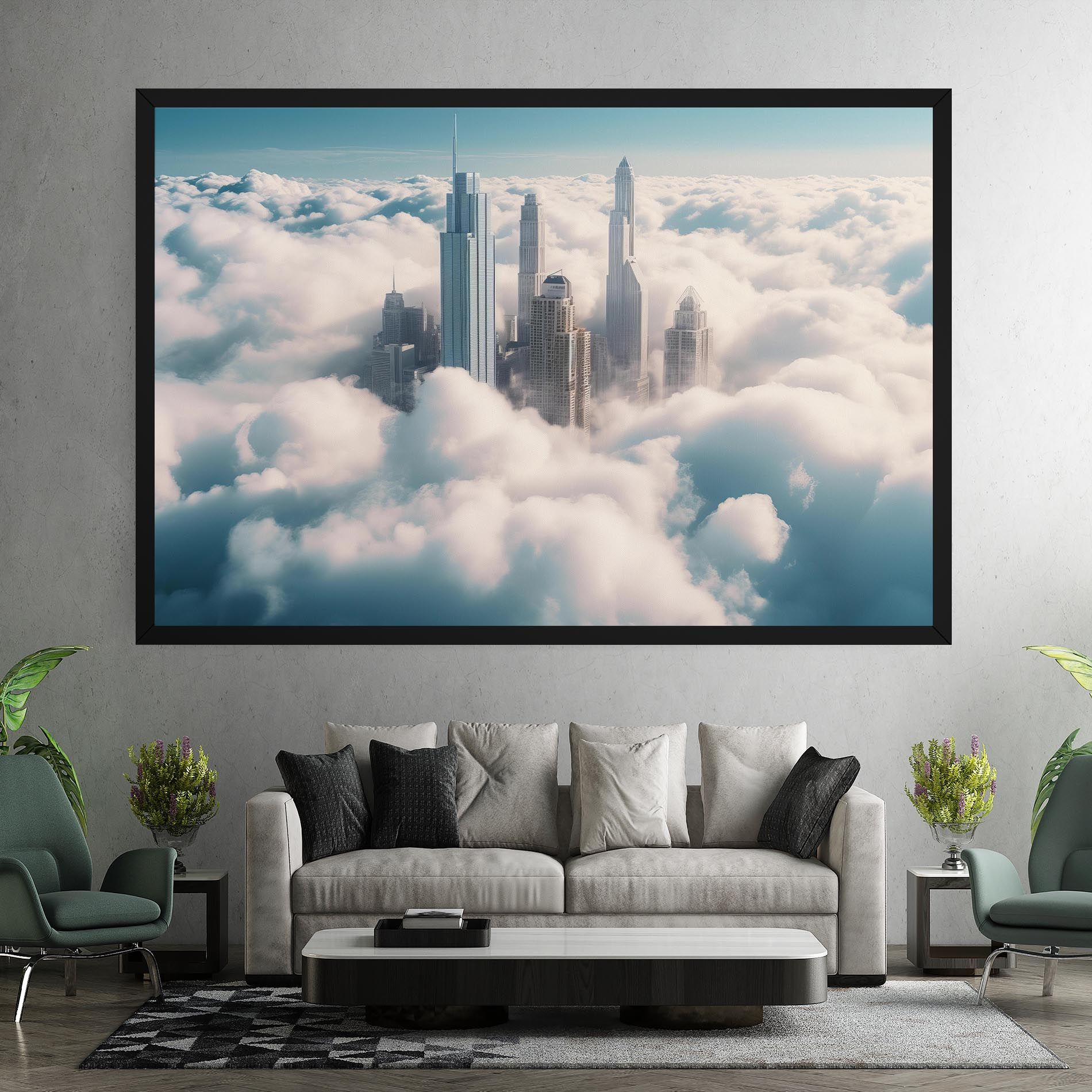 City Above Clouds mockup 7