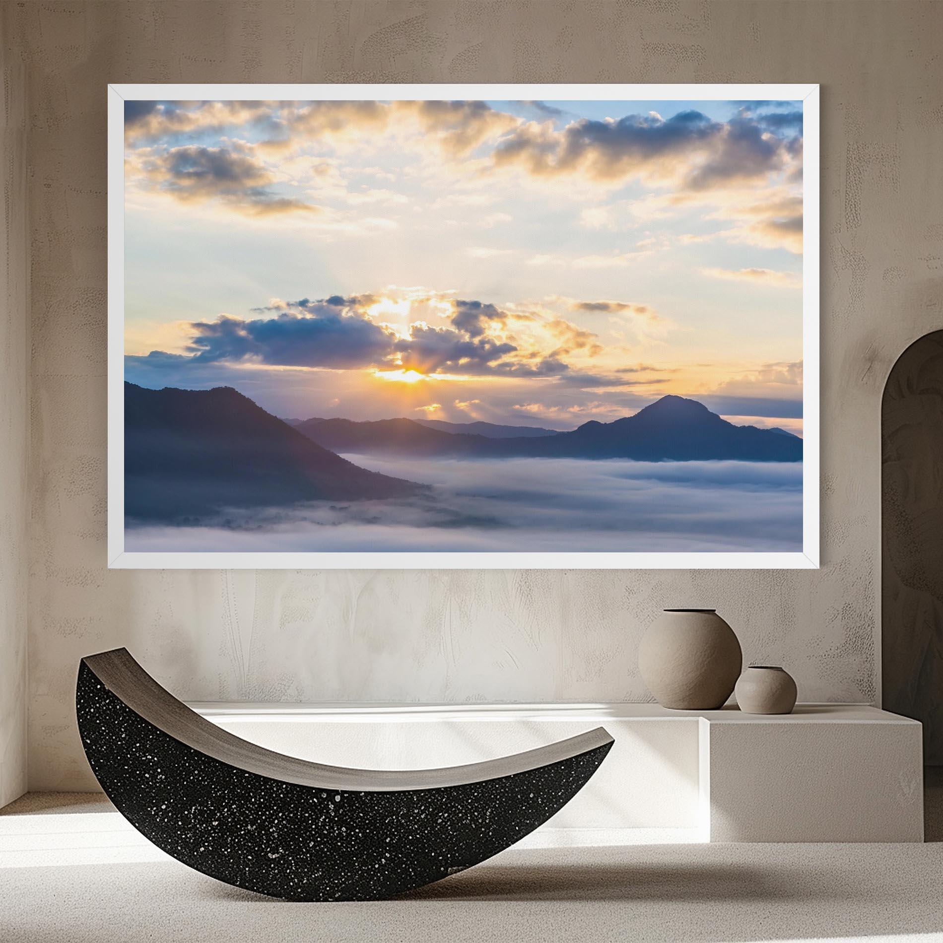 Vászonkép Fantastic Clouds mockup 8