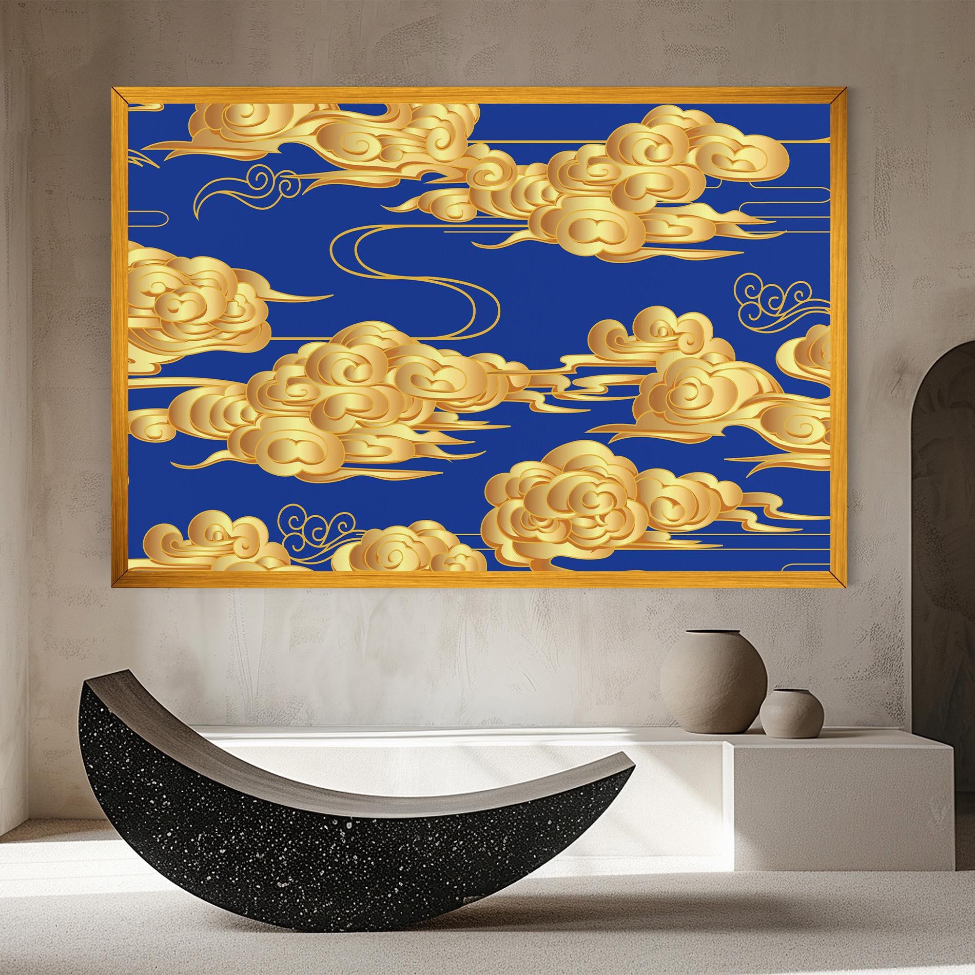 Vászonkép Gold Clouds mockup 8
