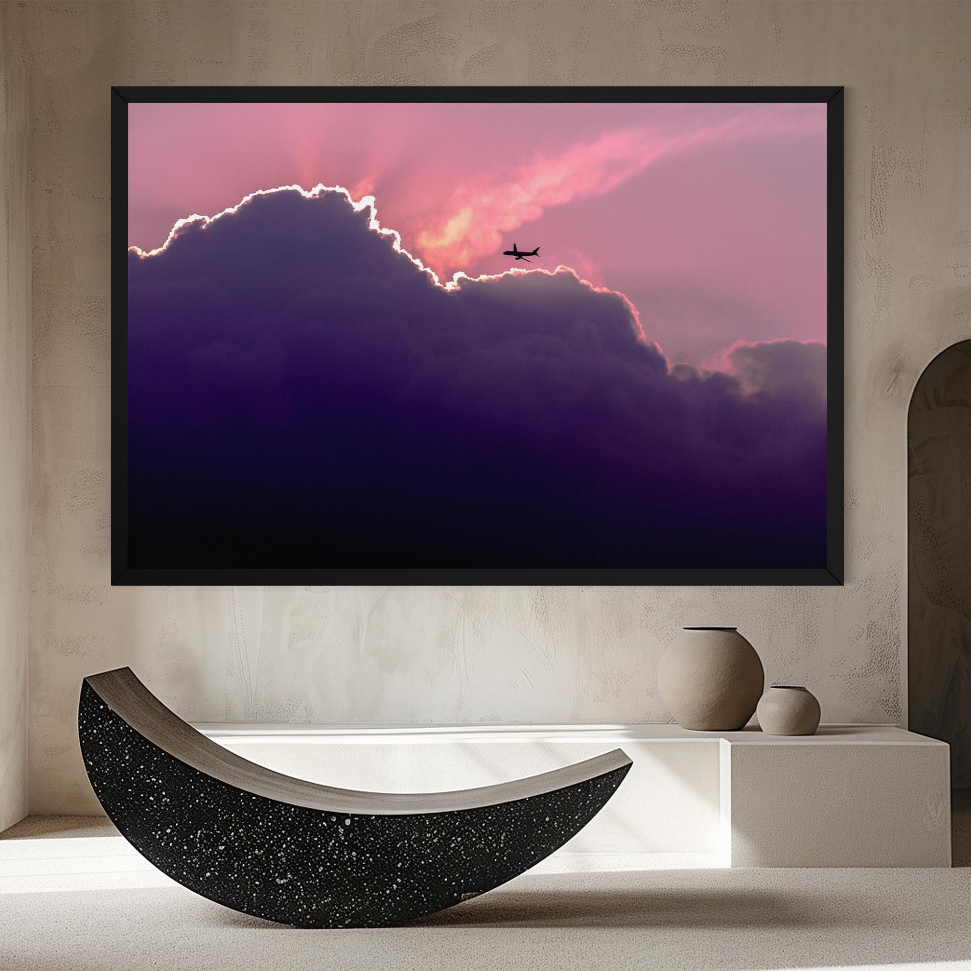 Vászonkép Big Purple Cloud mockup 8