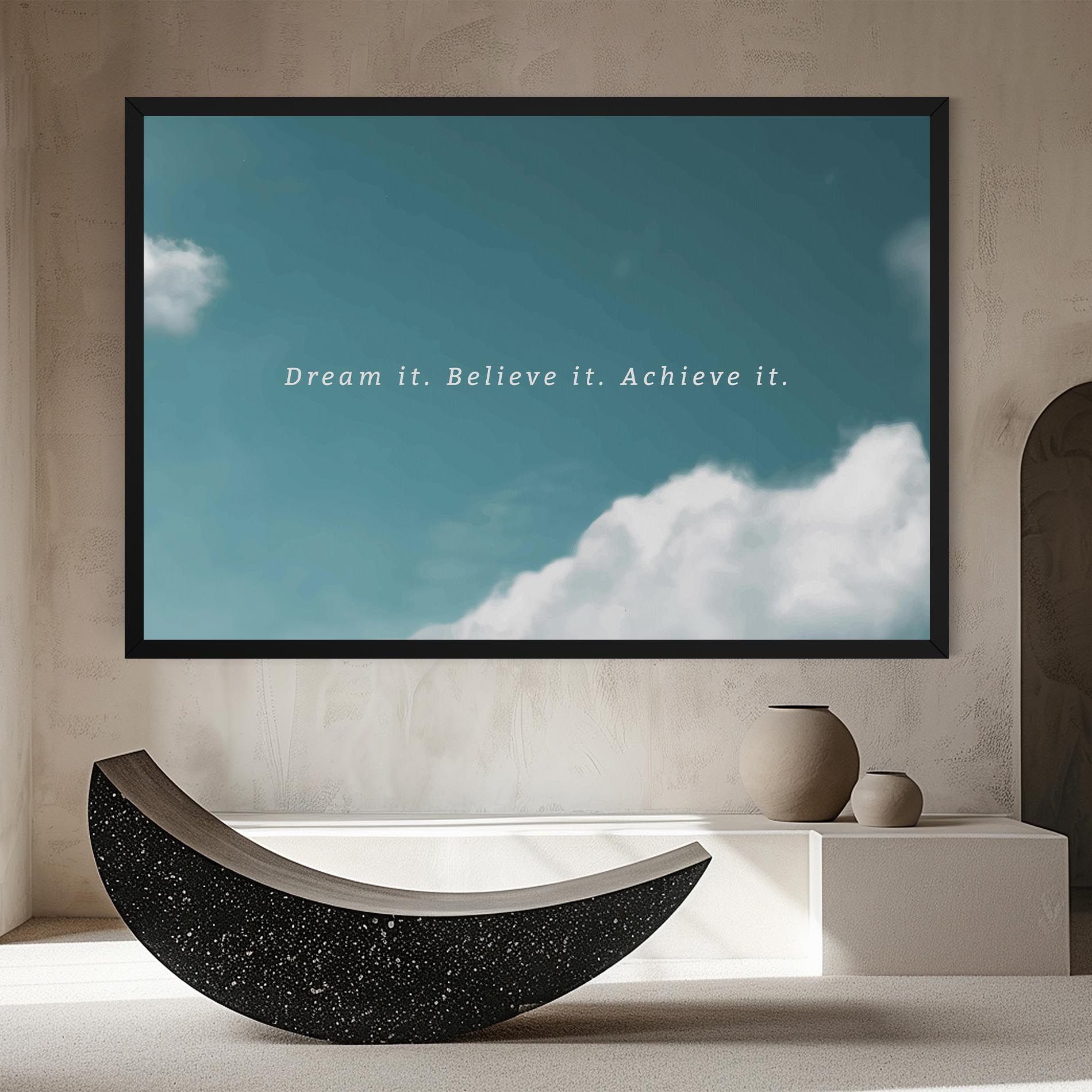 Clouds Text Green mockup 8