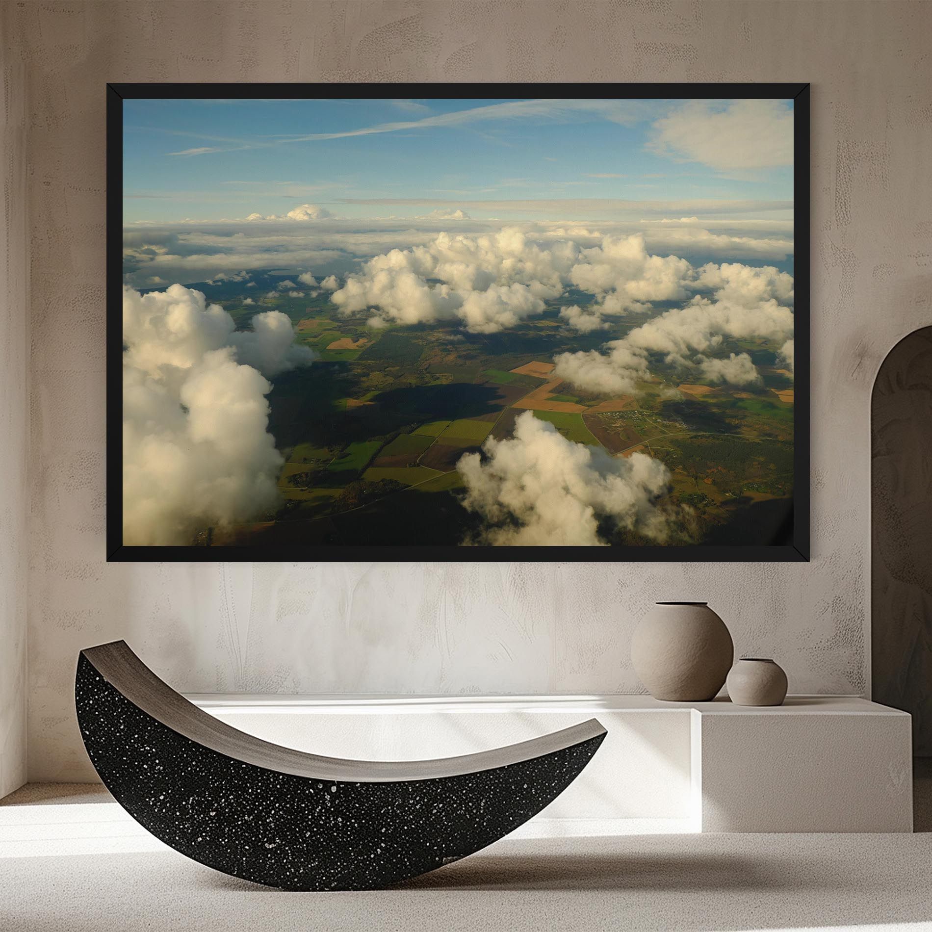 Clouds View From Plane mockup 8