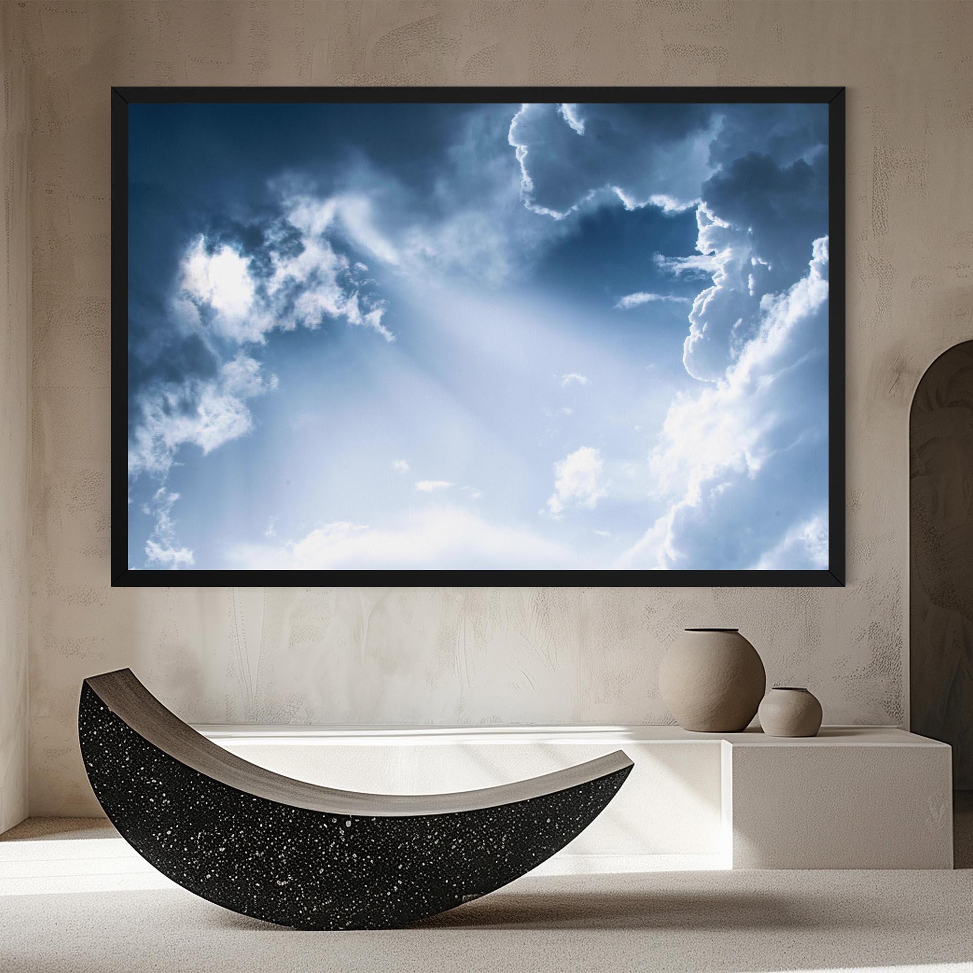 Vászonkép Dark Blue Sky mockup 8