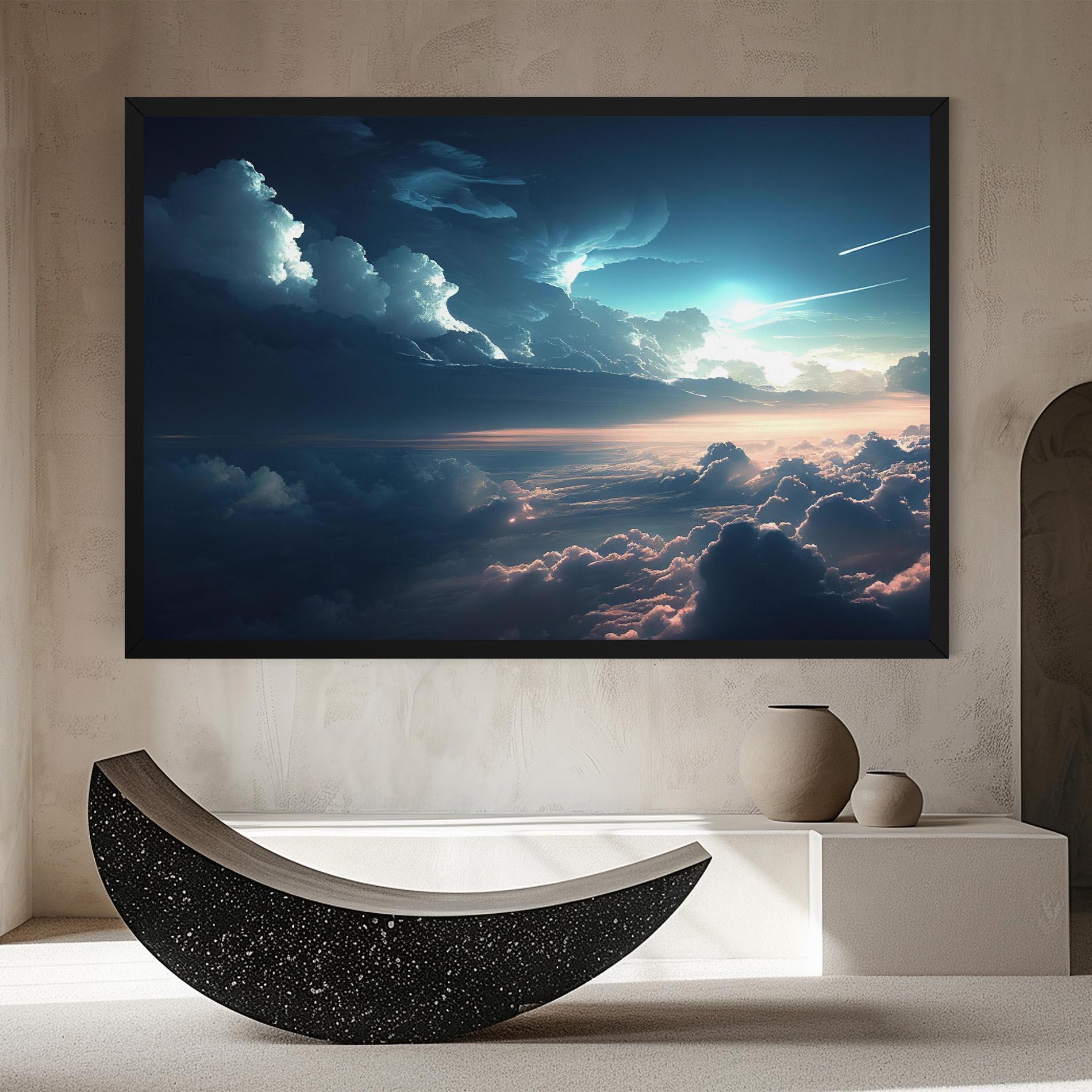 Vászonkép Dark Clouds mockup 8