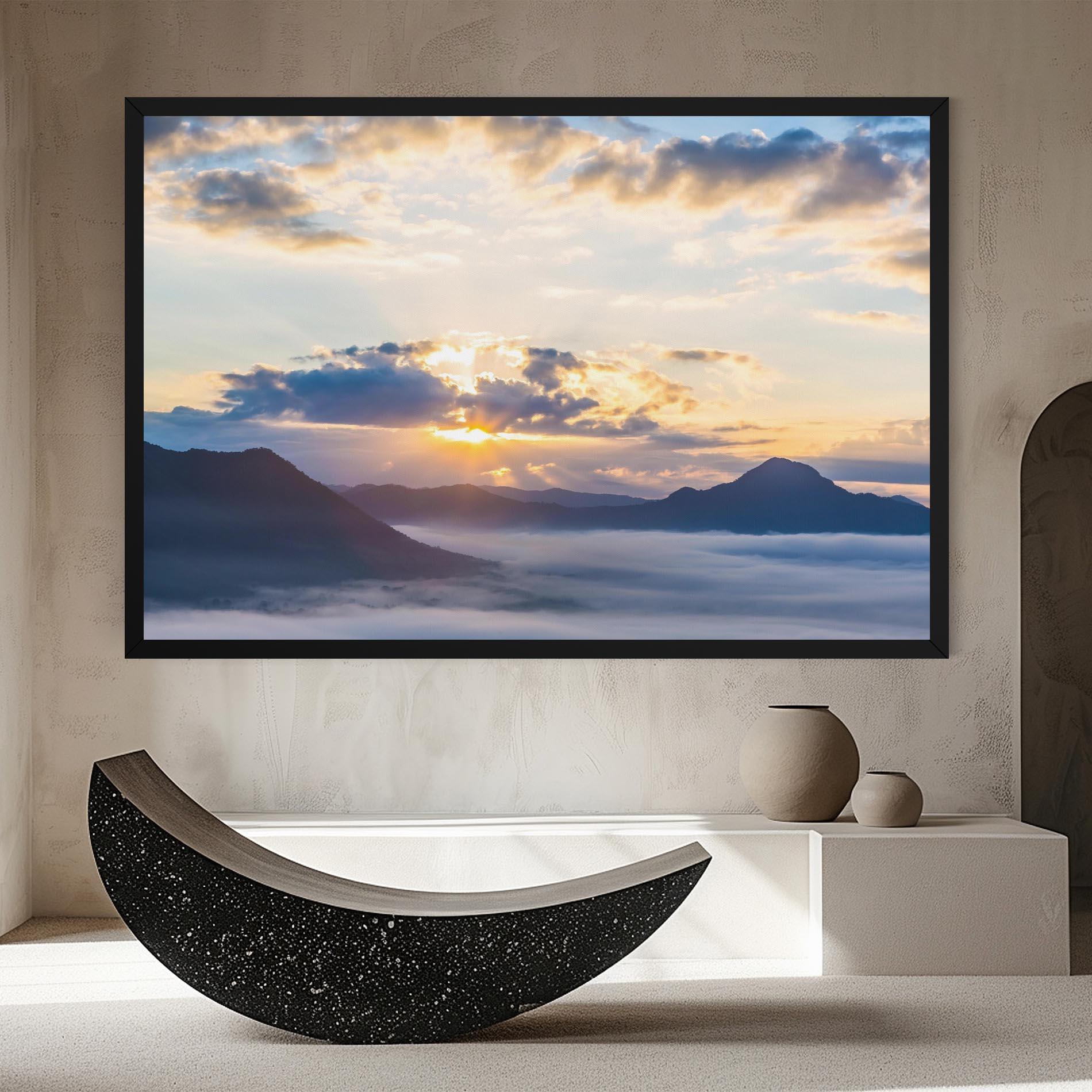 Vászonkép Fantastic Clouds mockup 8