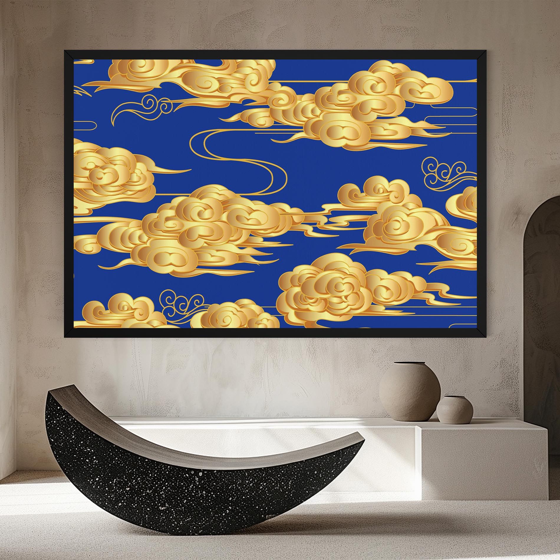 Gold Clouds mockup 8