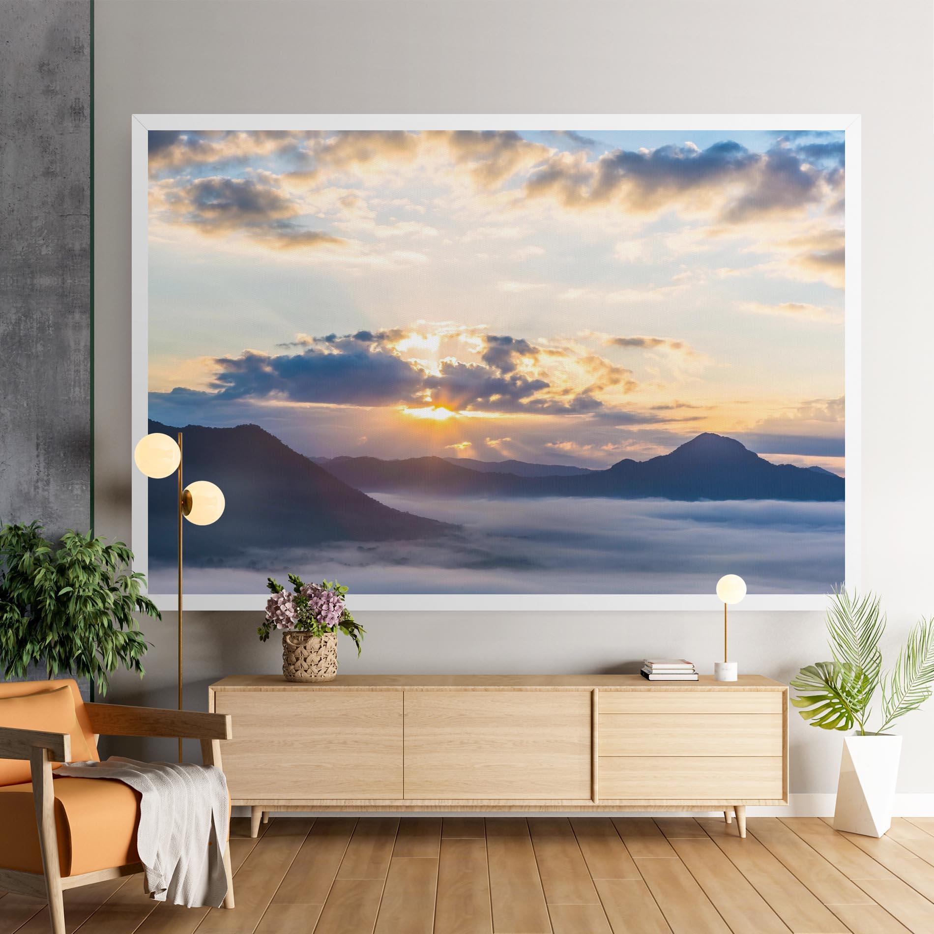 Vászonkép Fantastic Clouds mockup 9