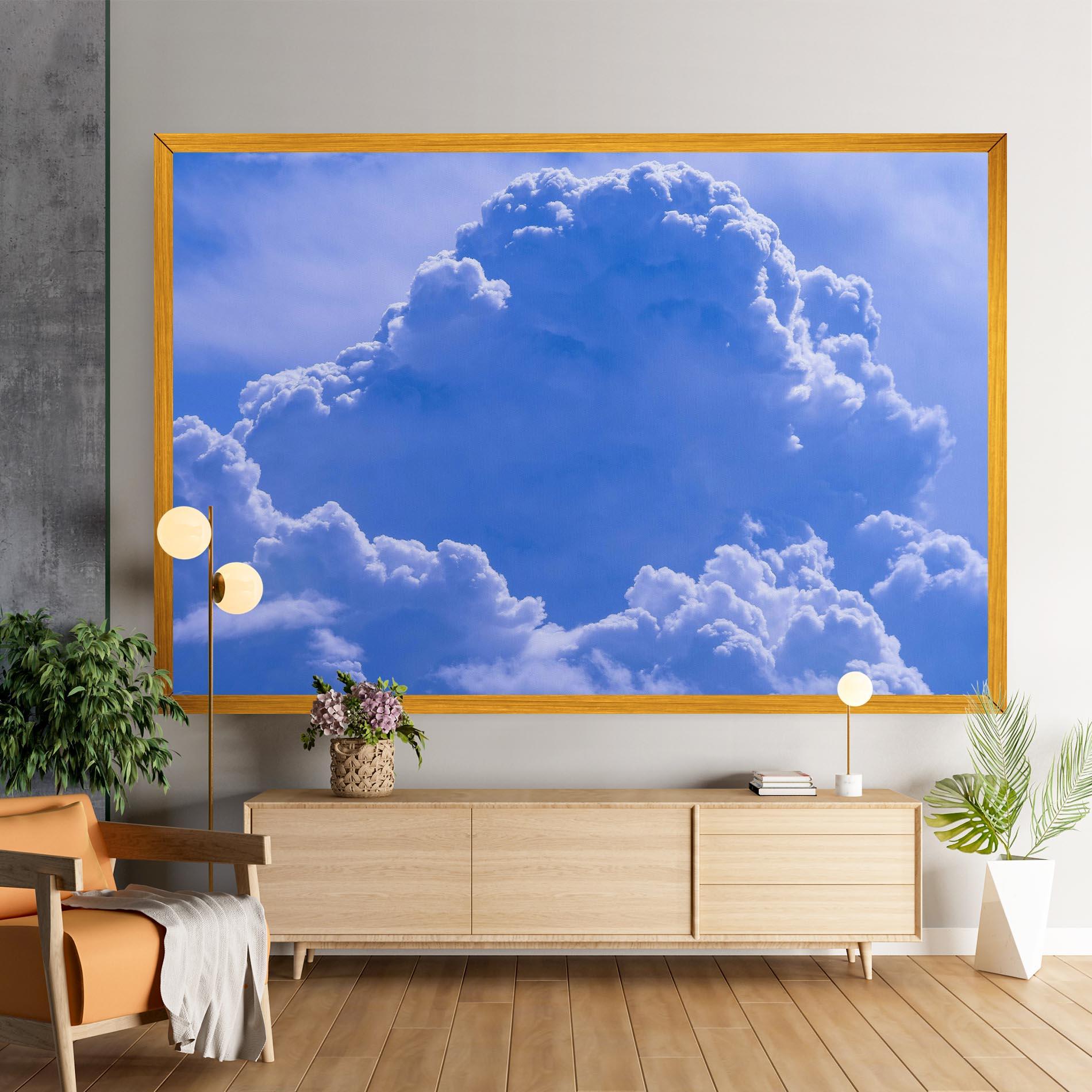 Vászonkép Big Blue Cloud mockup 9