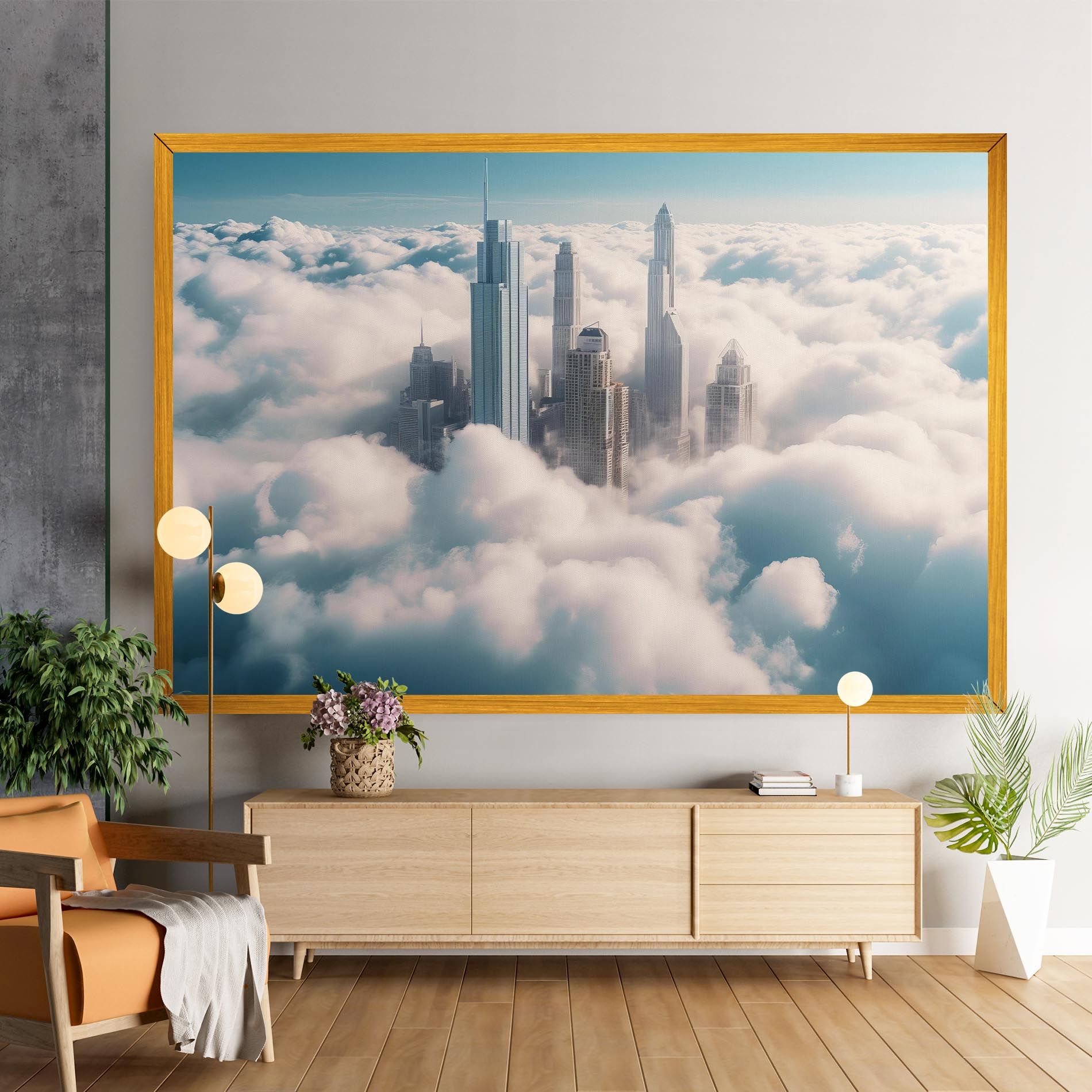 City Above Clouds mockup 9