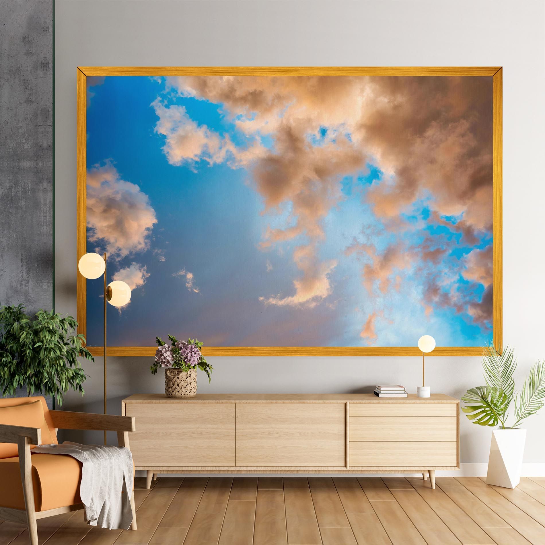 Clouds Blue Sky mockup 9