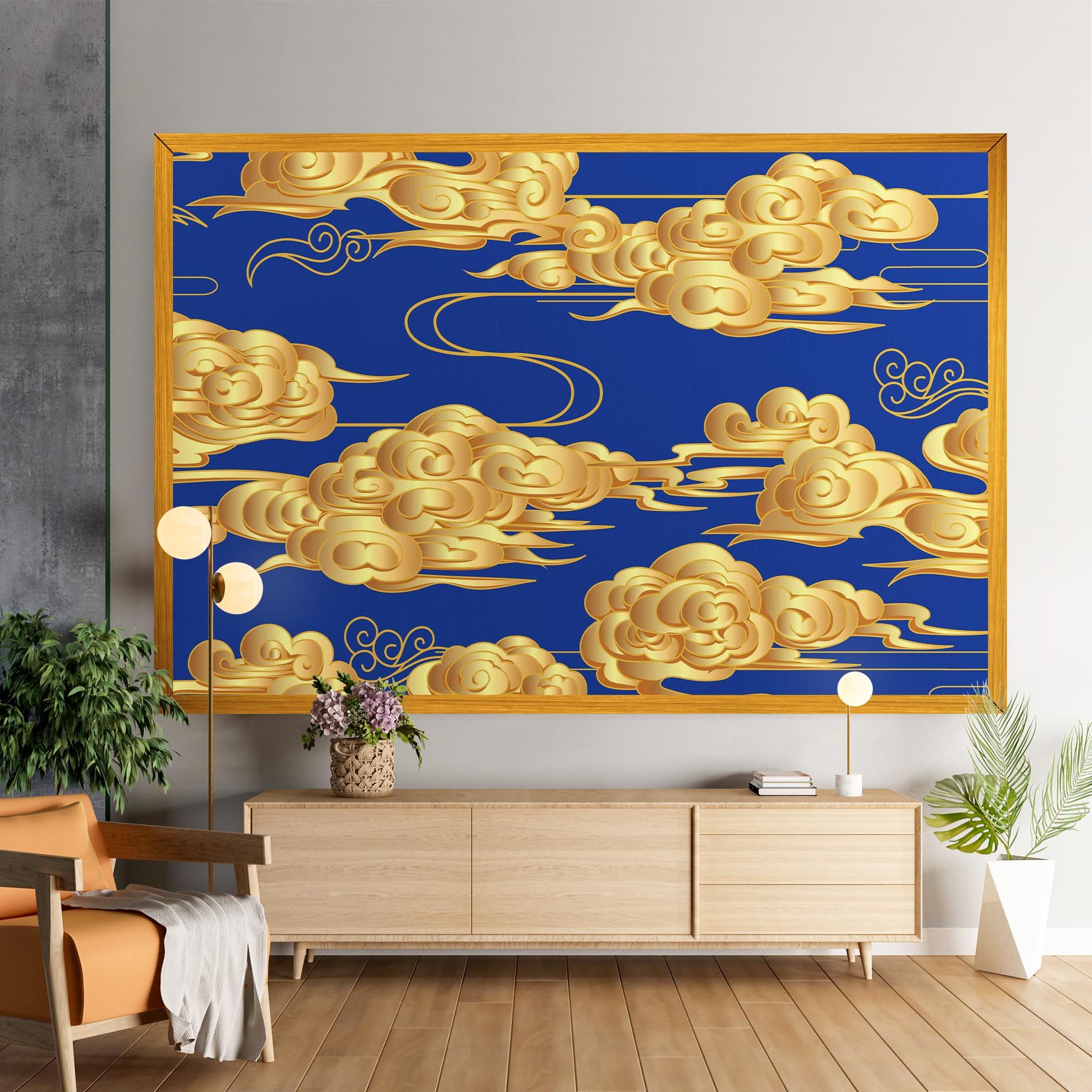 Gold Clouds mockup 9