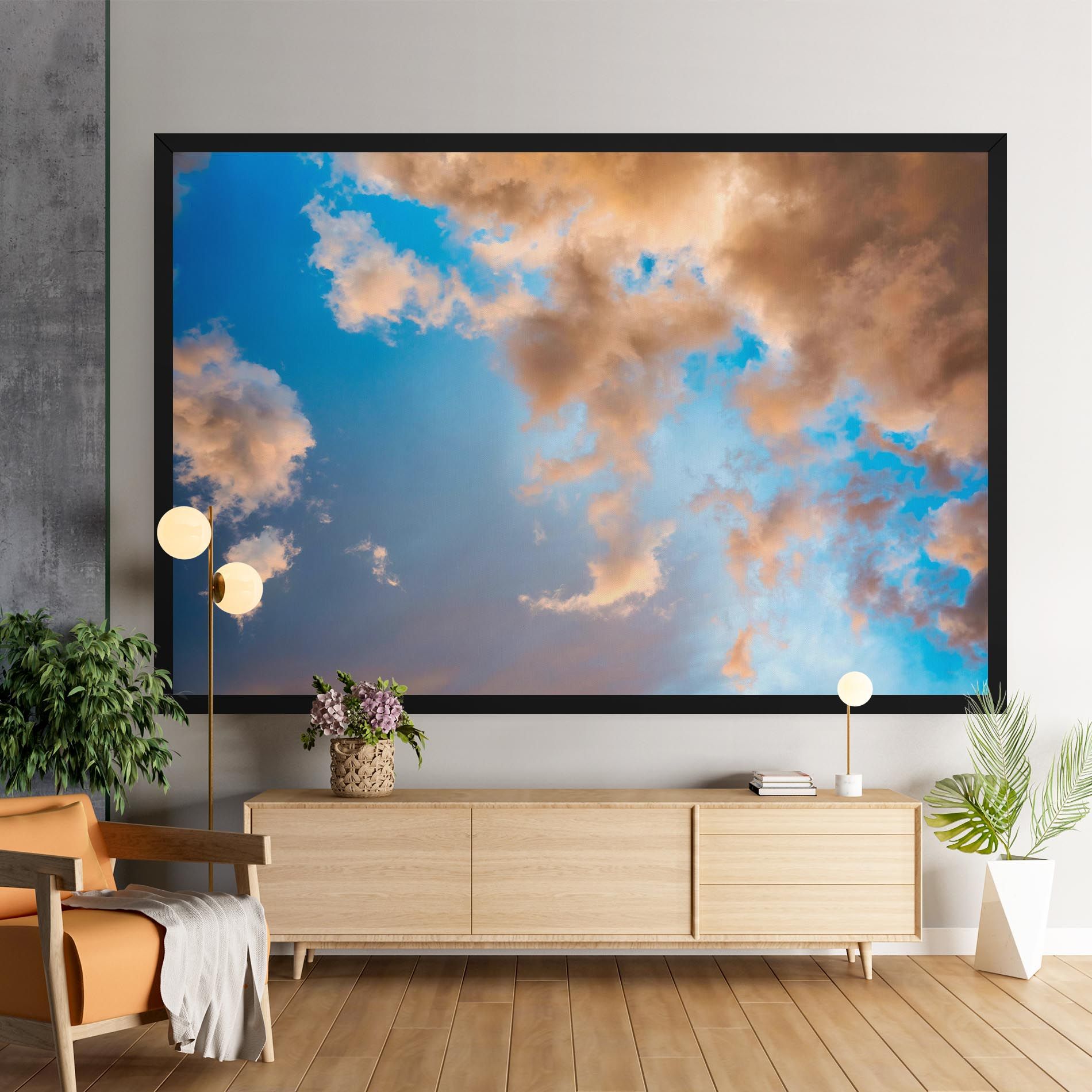 Clouds Blue Sky mockup 9