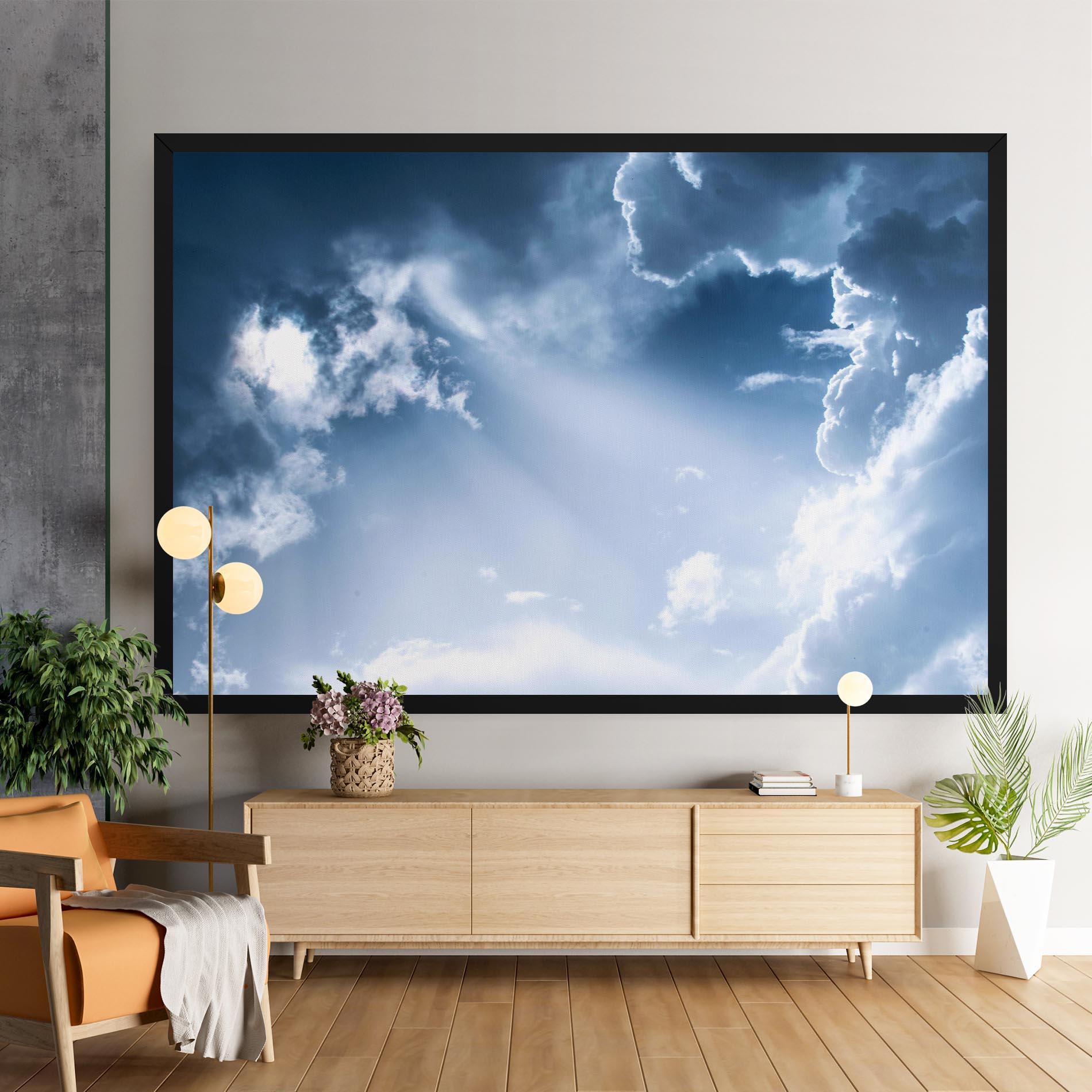 Vászonkép Dark Blue Sky mockup 9