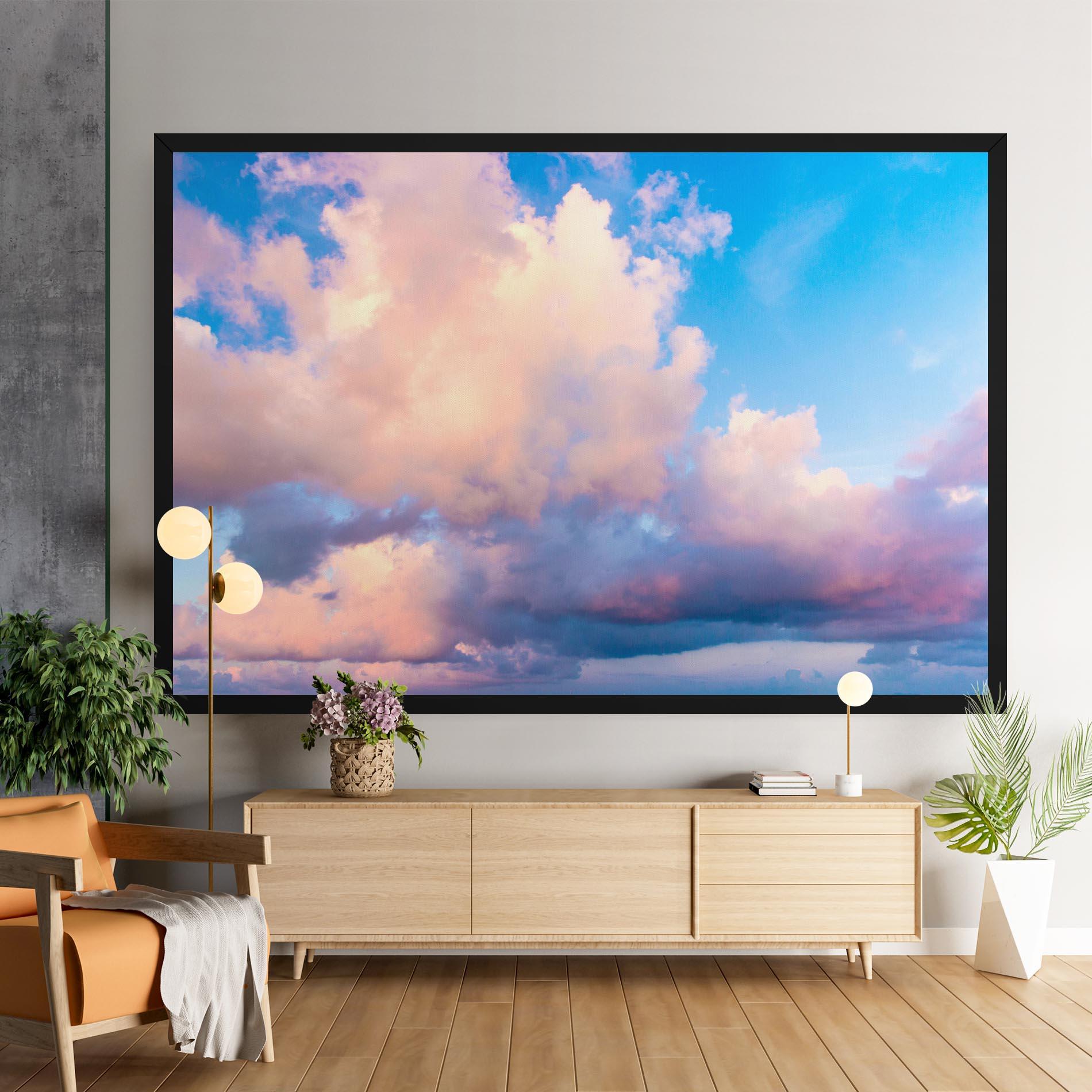 Vászonkép Dreamy Pink Clouds mockup 9