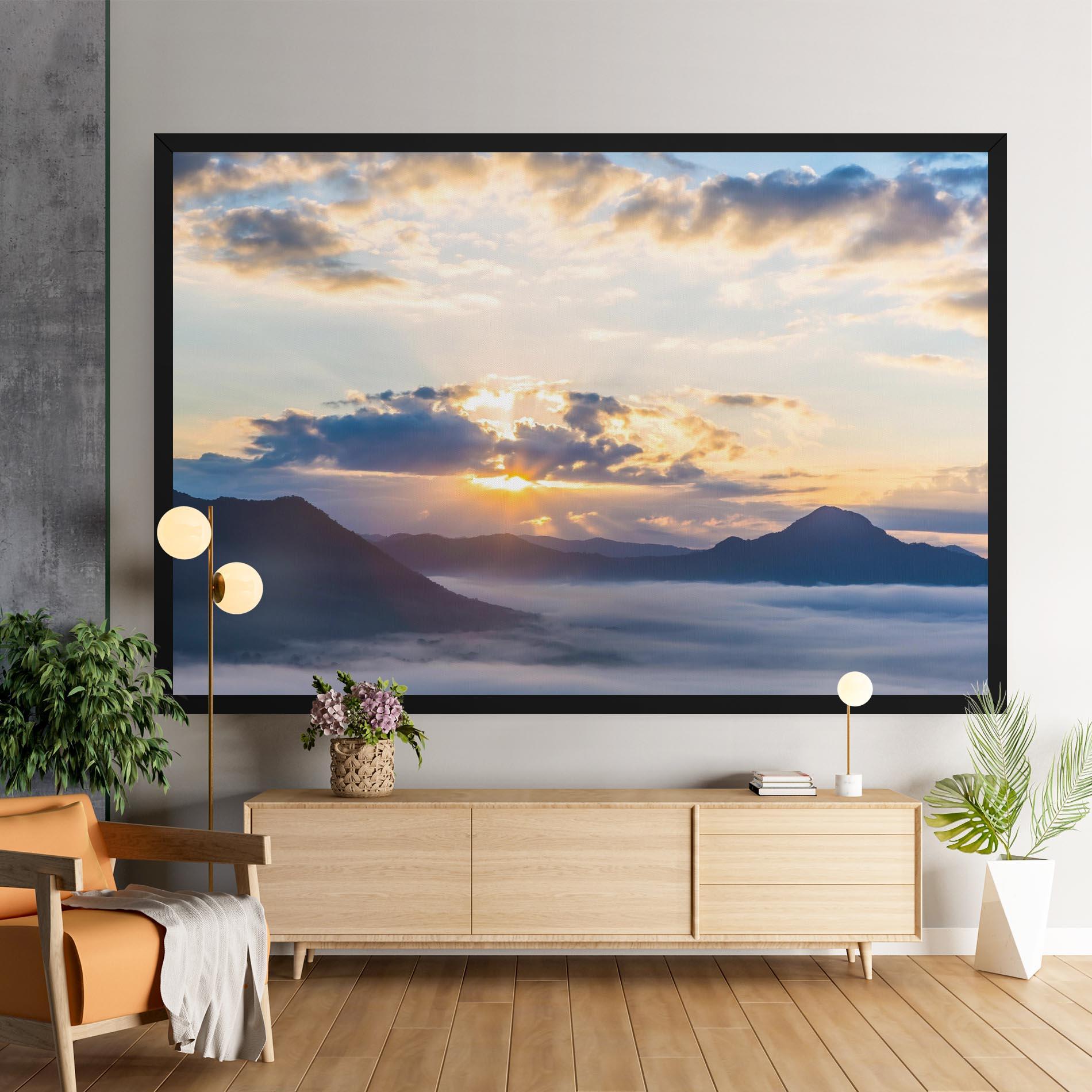 Vászonkép Fantastic Clouds mockup 9