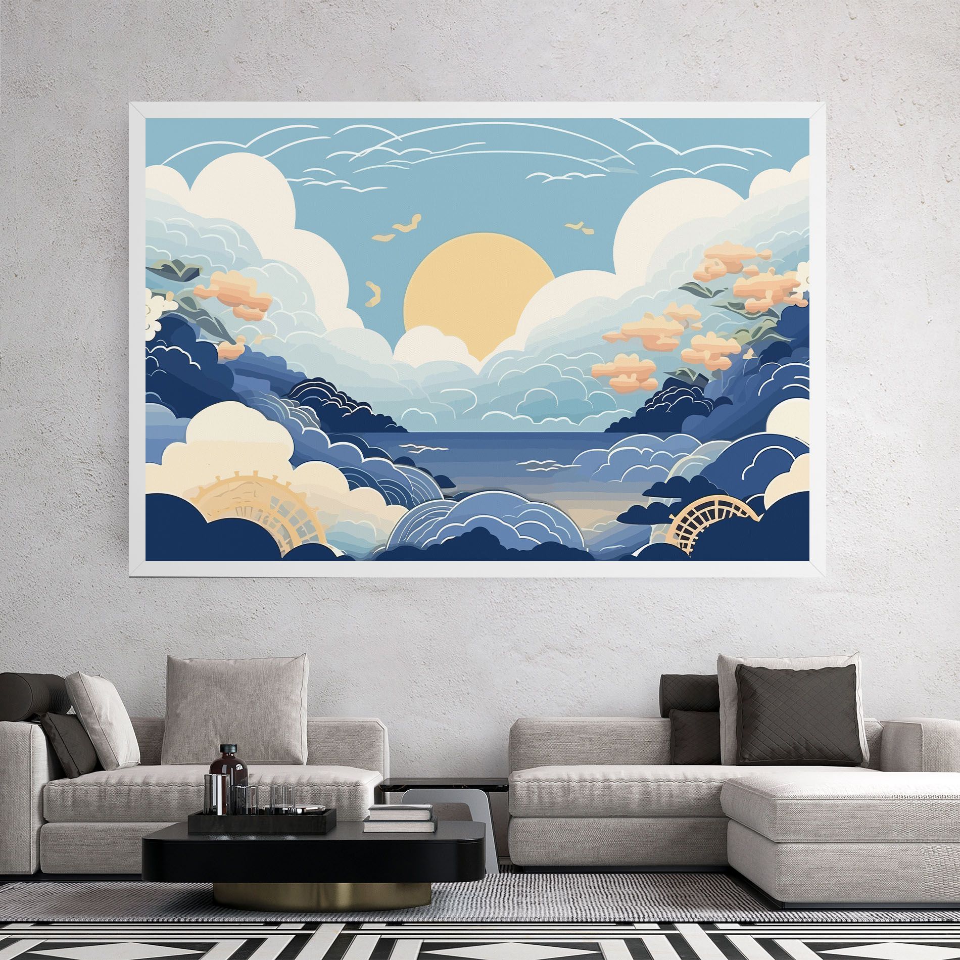 Big White Clouds mockup 2