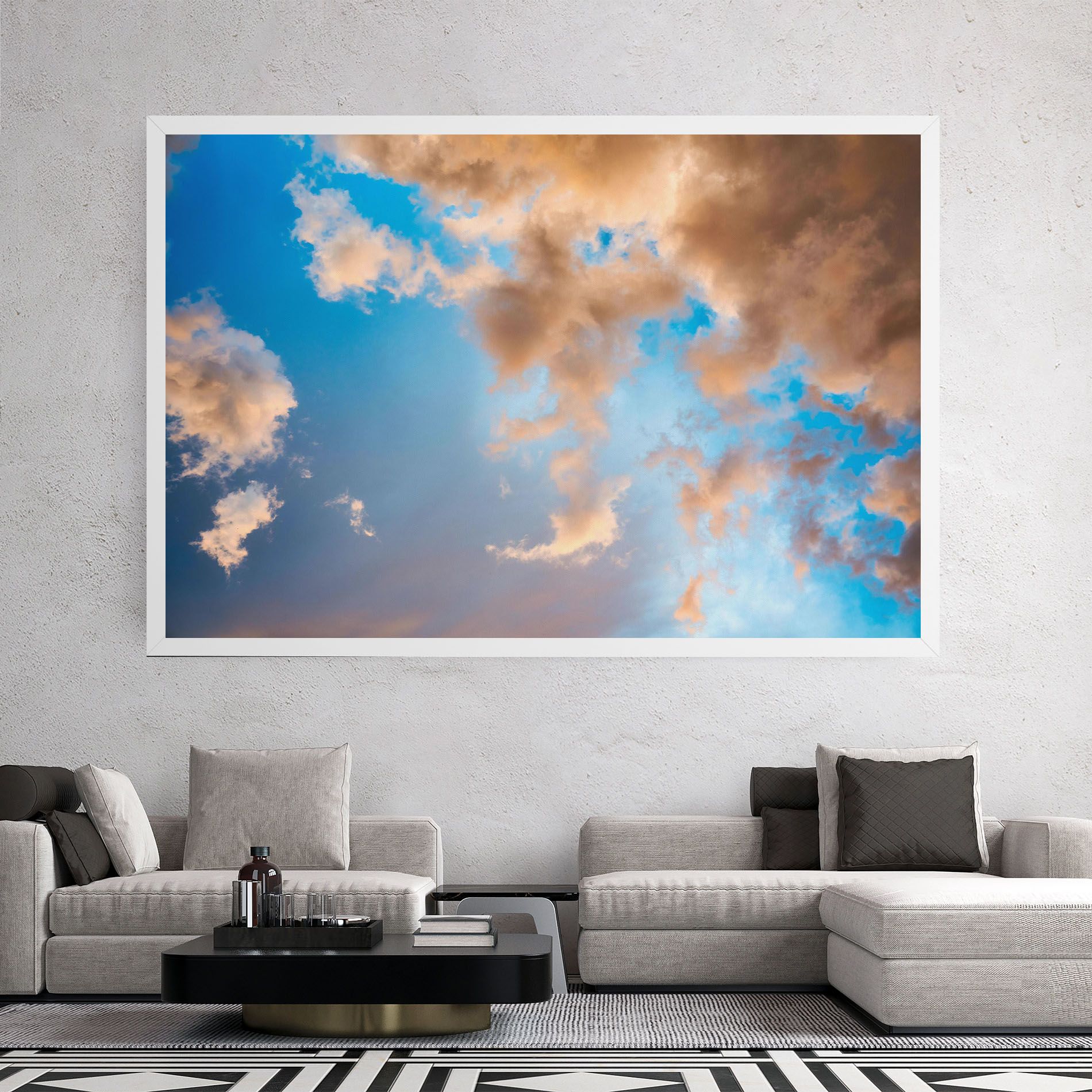 Clouds Blue Sky mockup 2