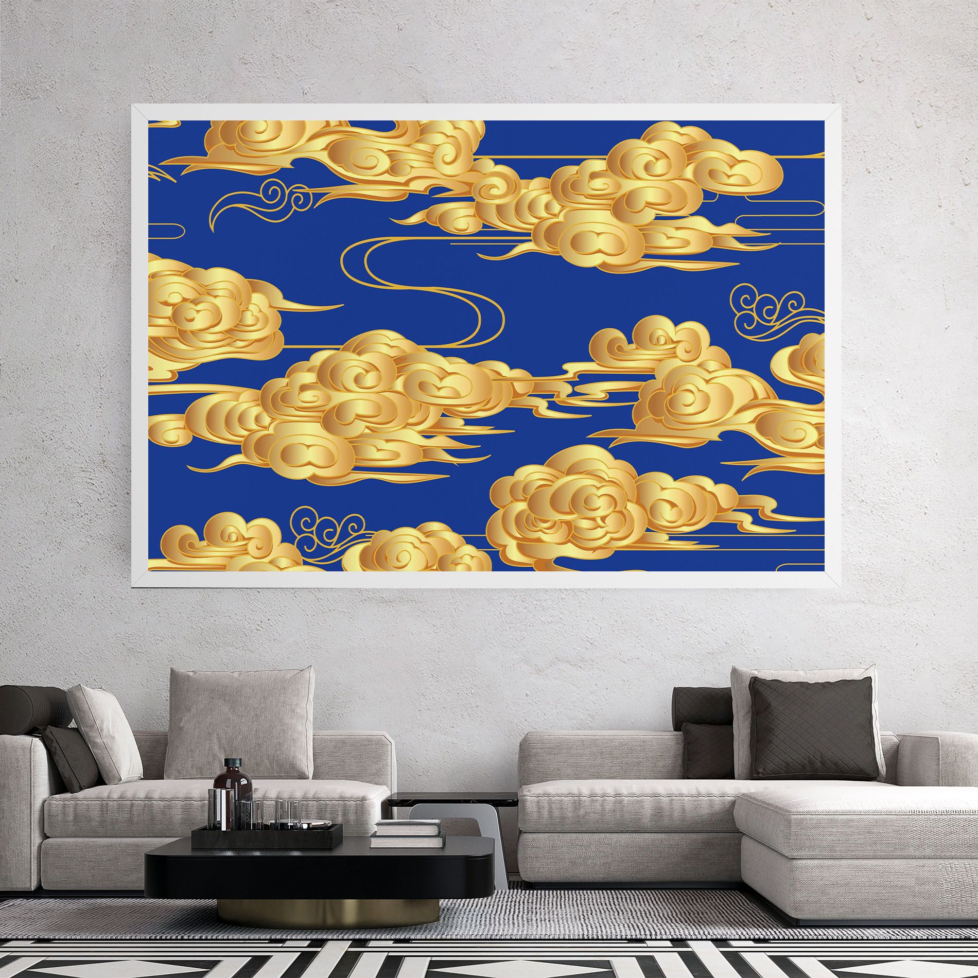 Gold Clouds mockup 2