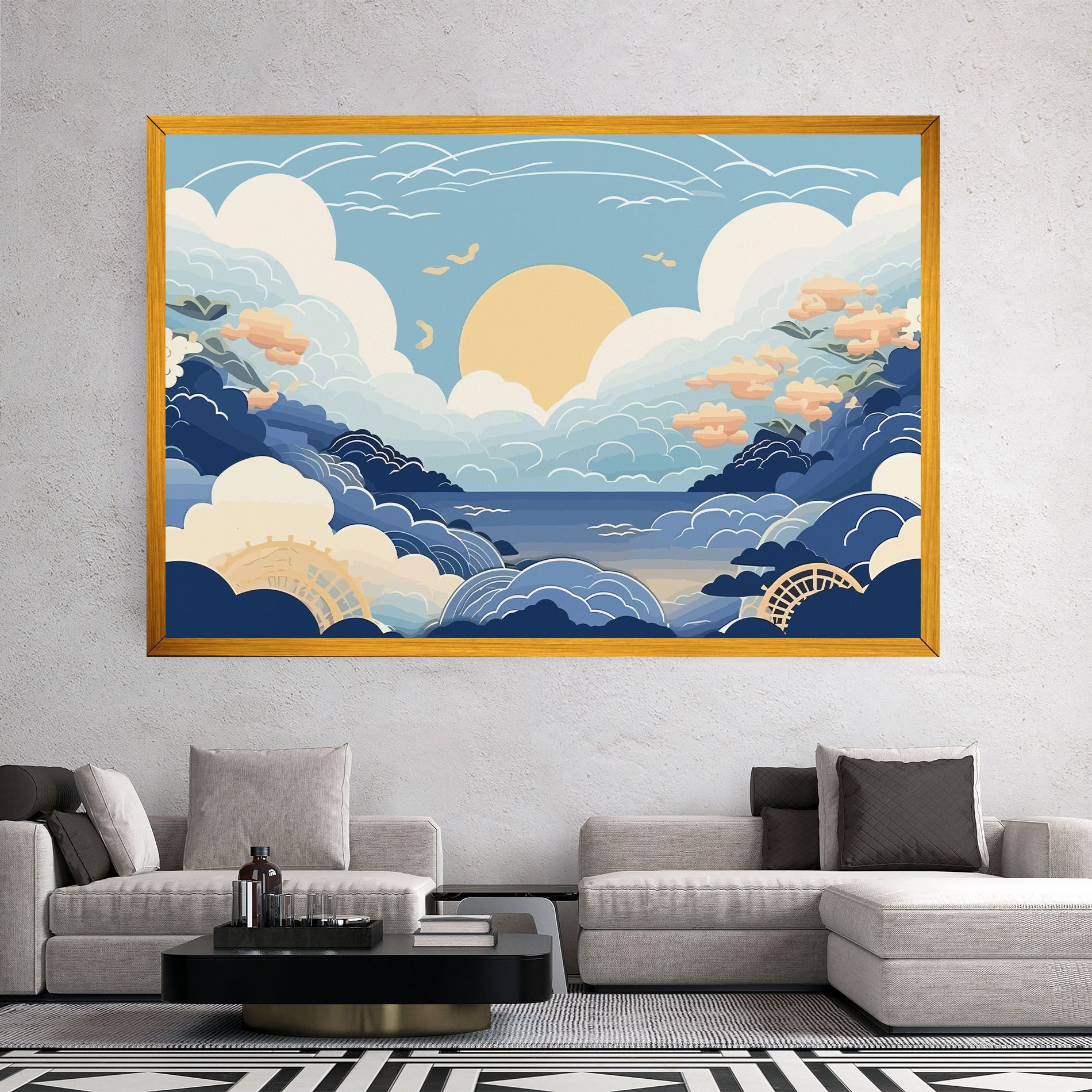 Big White Clouds mockup 2