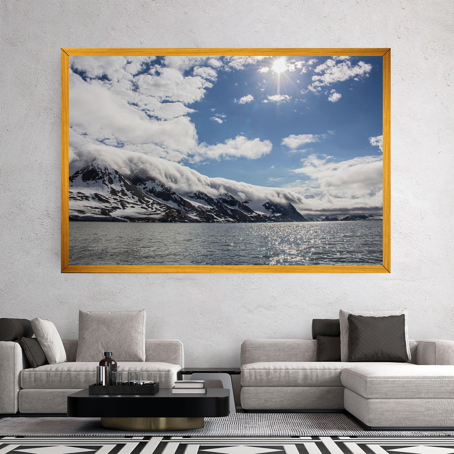 Vászonkép Clouds Over Ice mockup 2