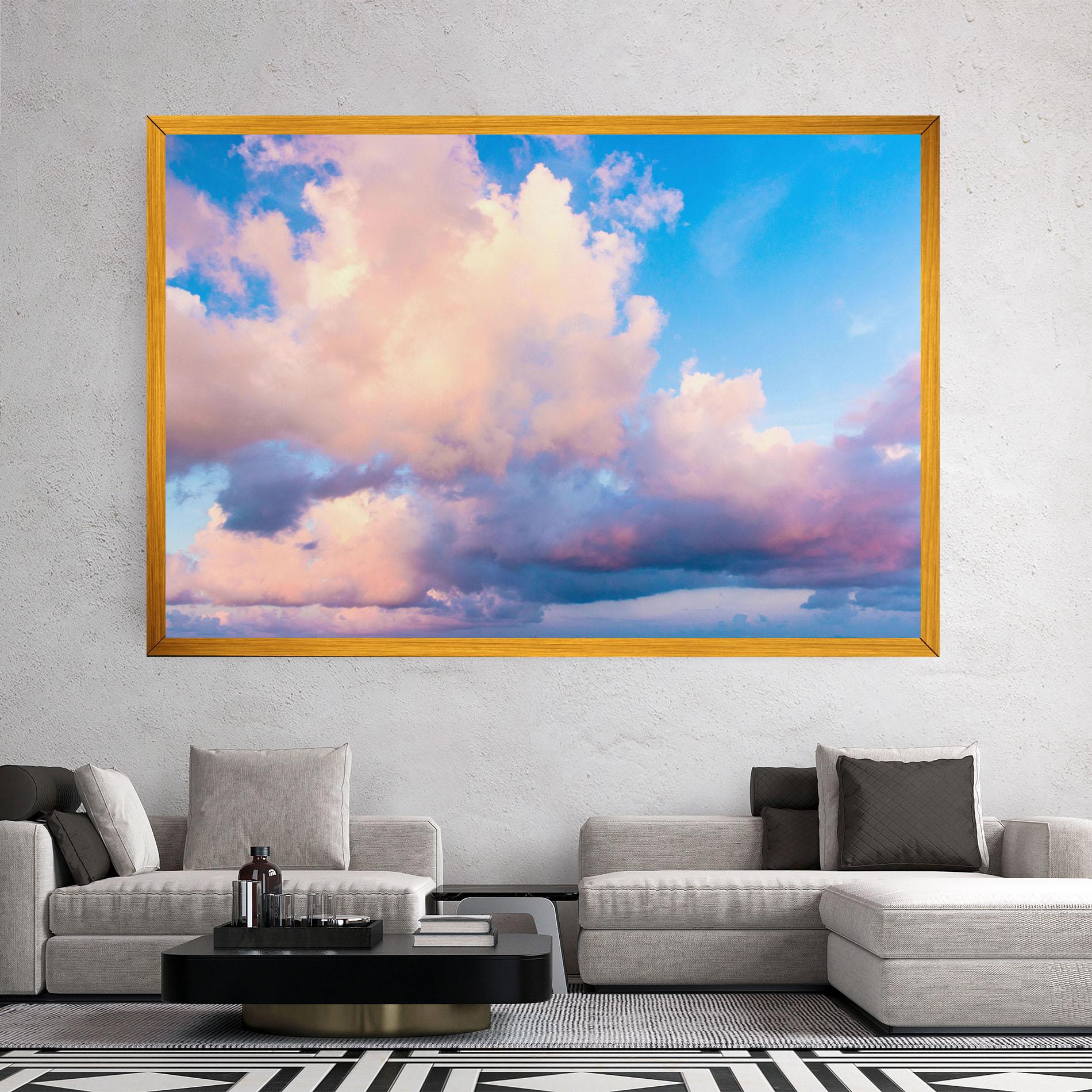 Vászonkép Dreamy Pink Clouds mockup 2