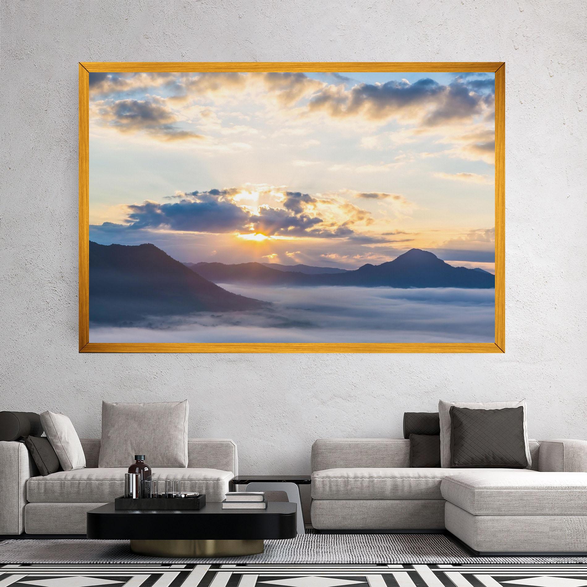 Vászonkép Fantastic Clouds mockup 2