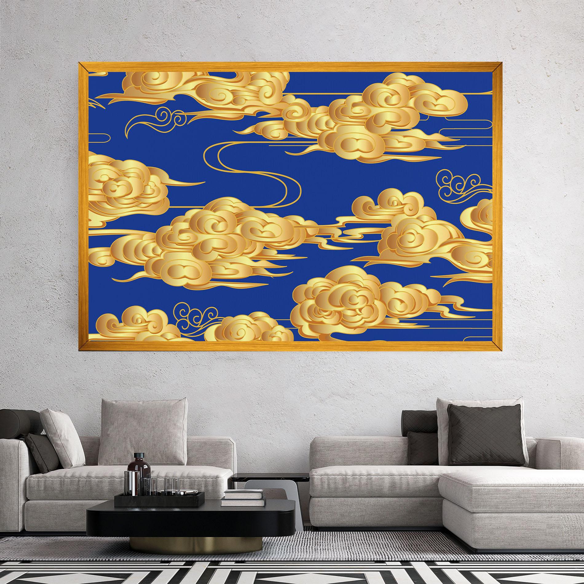 Vászonkép Gold Clouds mockup 2