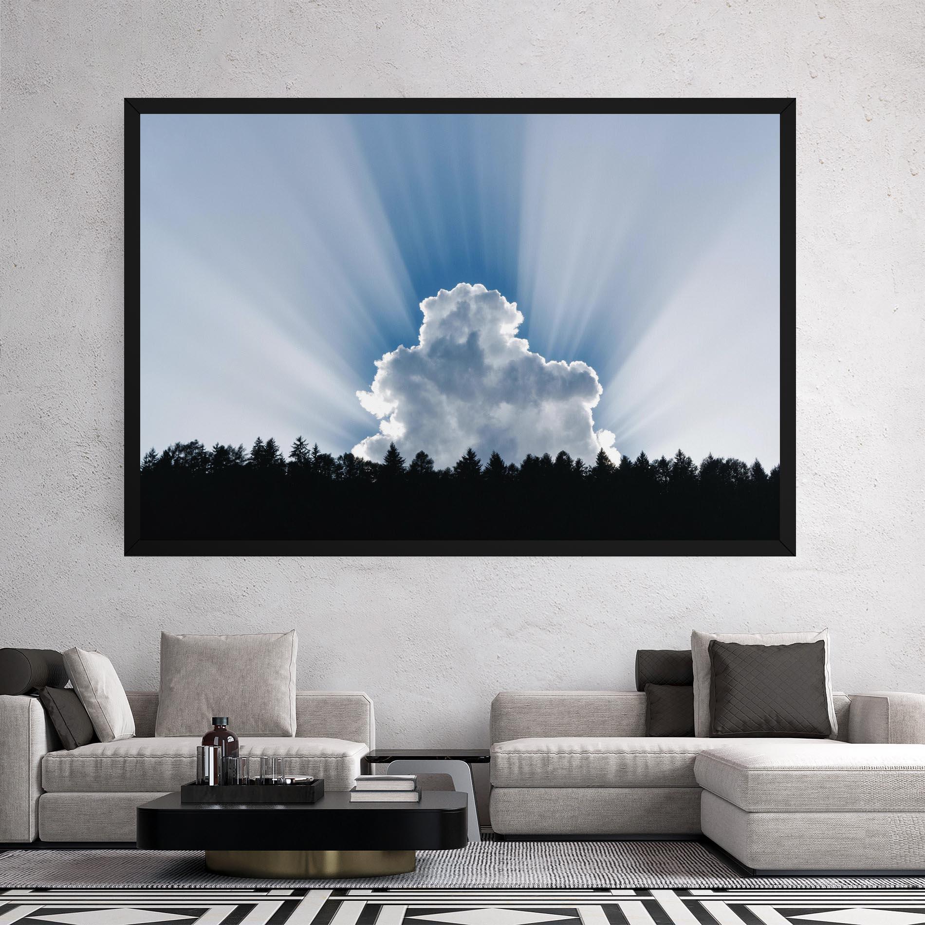 Vászonkép Big White Cloud Light mockup 2