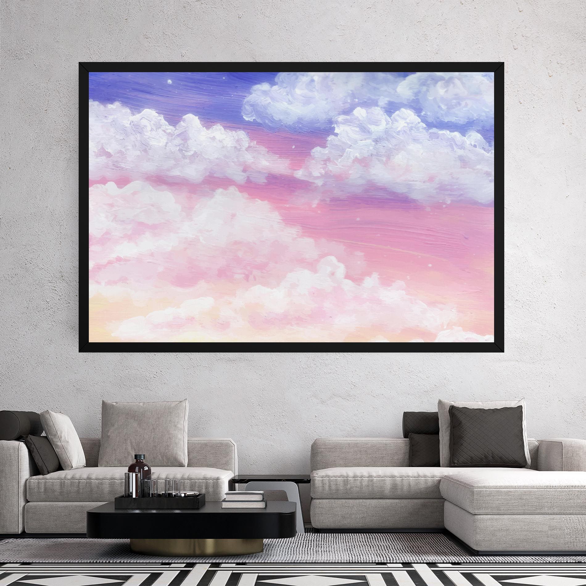 Cloud Paint Texture mockup 2