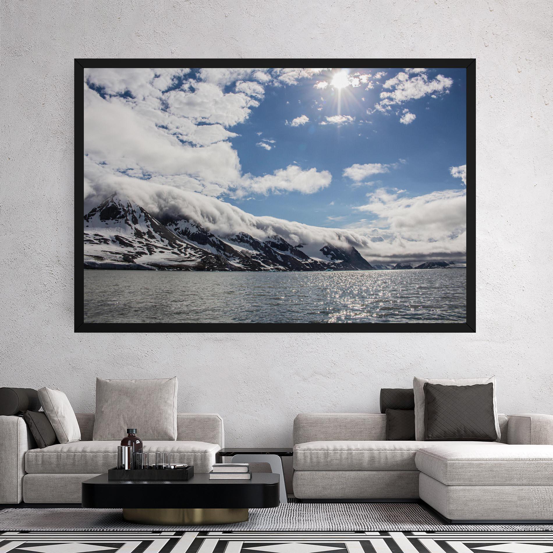 Vászonkép Clouds Over Ice mockup 2