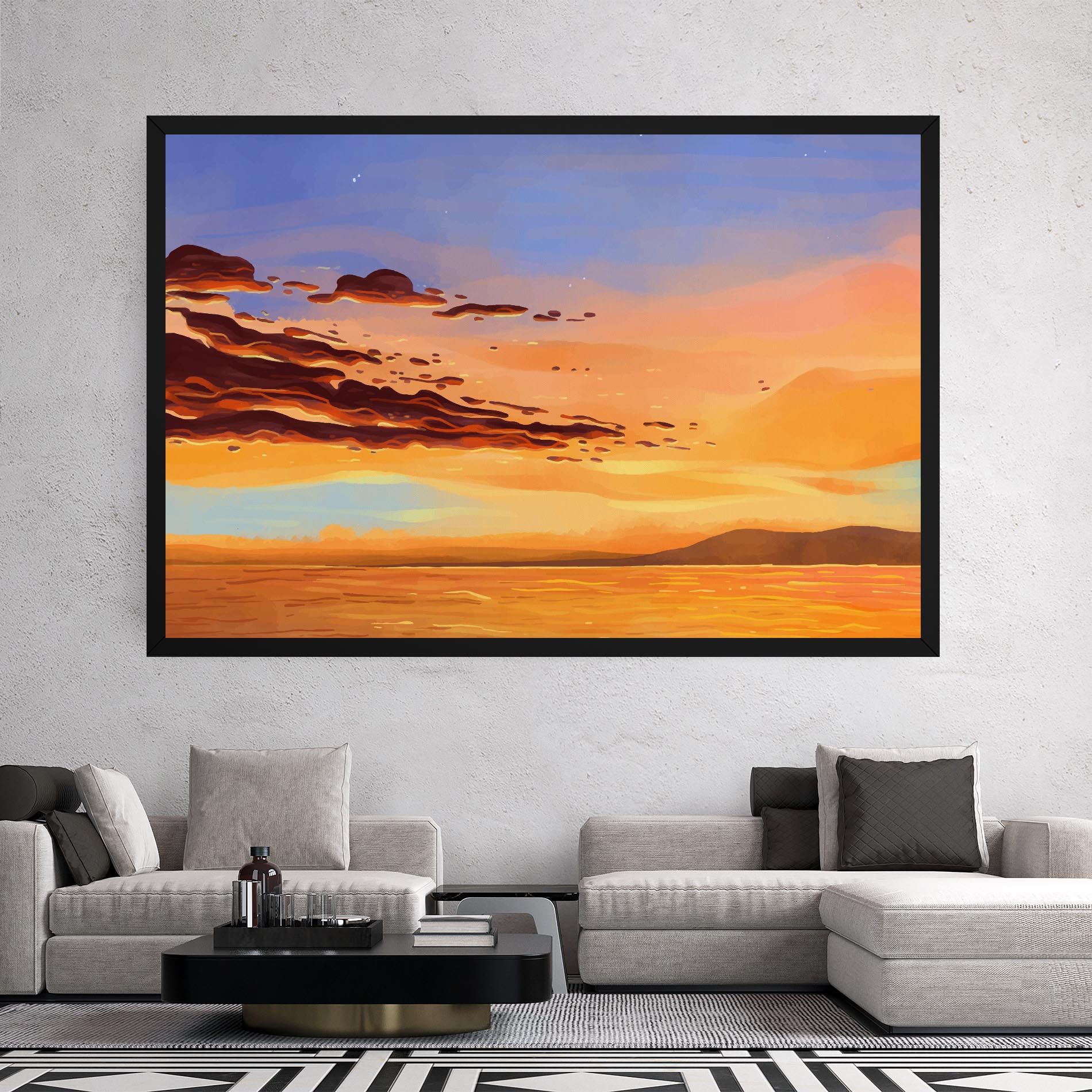 Dark Cloud Sunset mockup 2