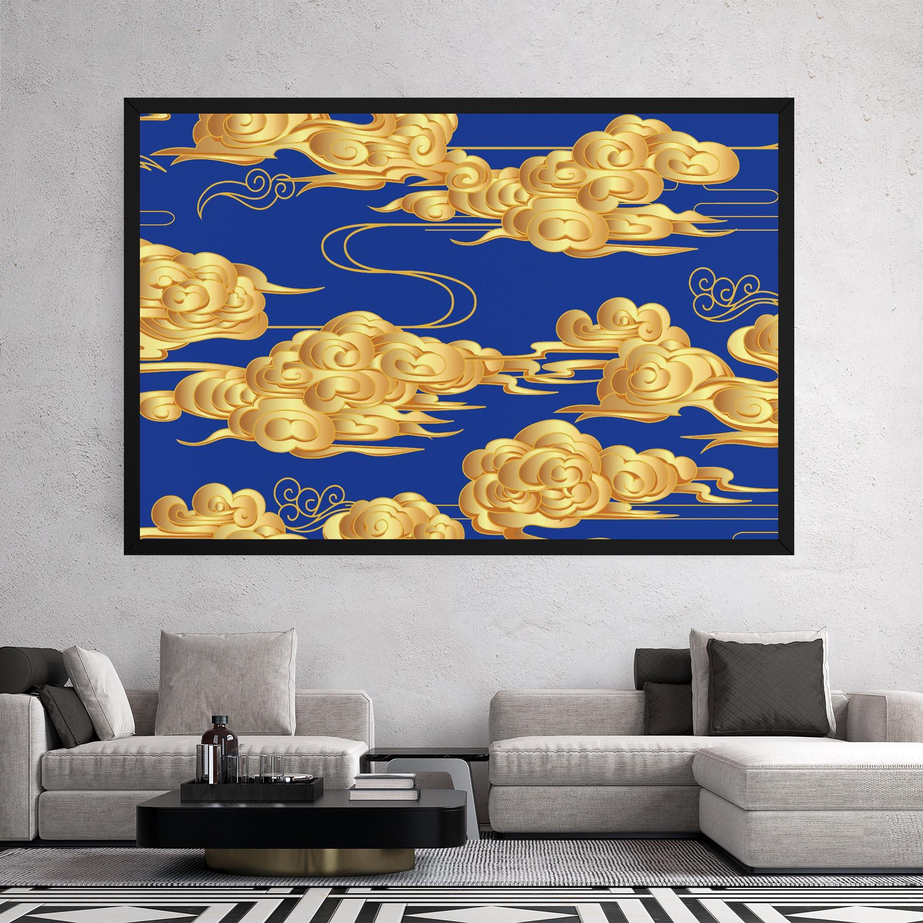 Vászonkép Gold Clouds mockup 2