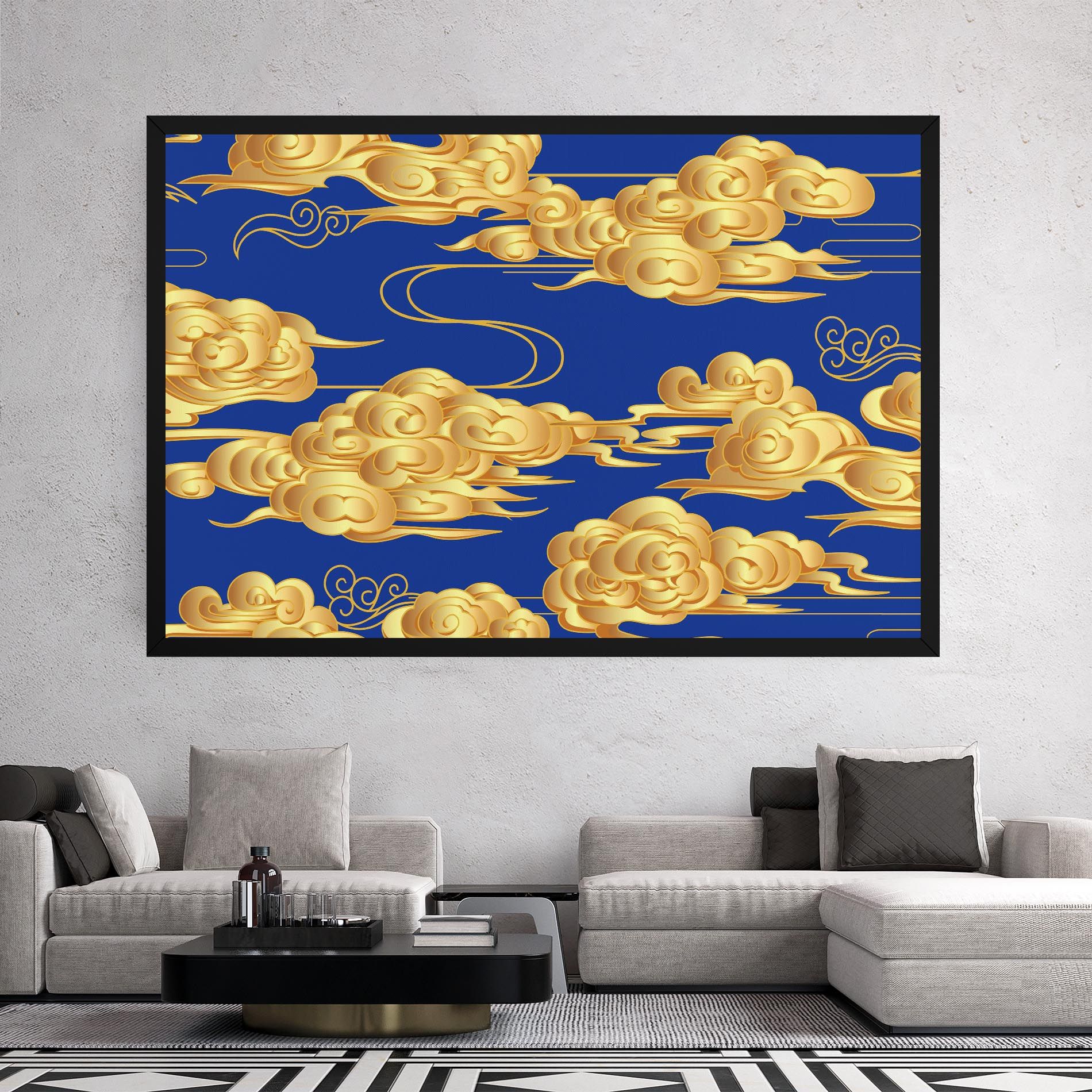 Gold Clouds mockup 2