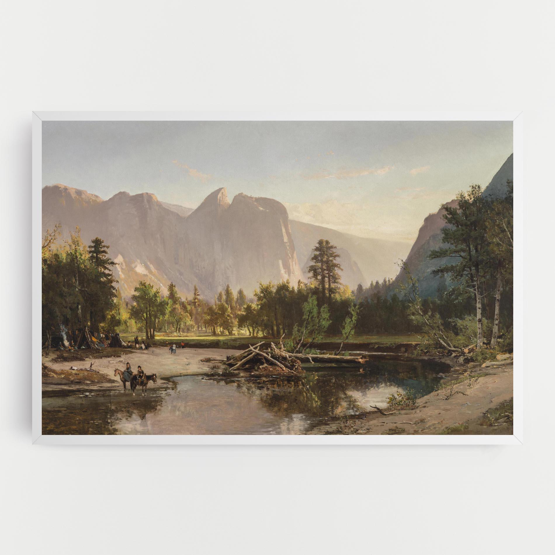 Vászonkép Small Lake Forest mockup 0
