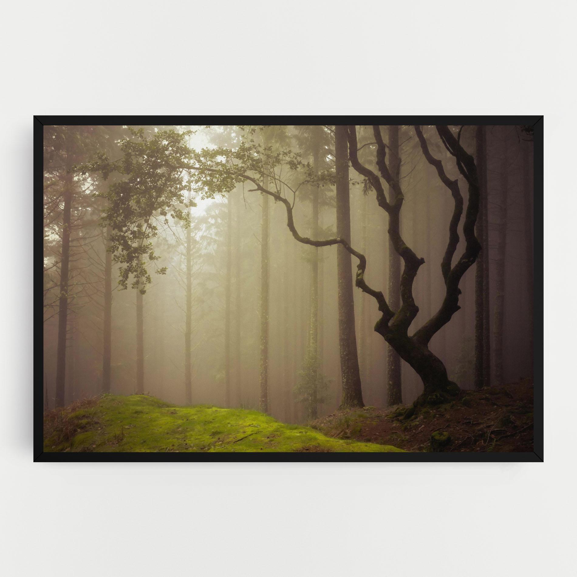 Vászonkép Foggy Tree Art mockup 0