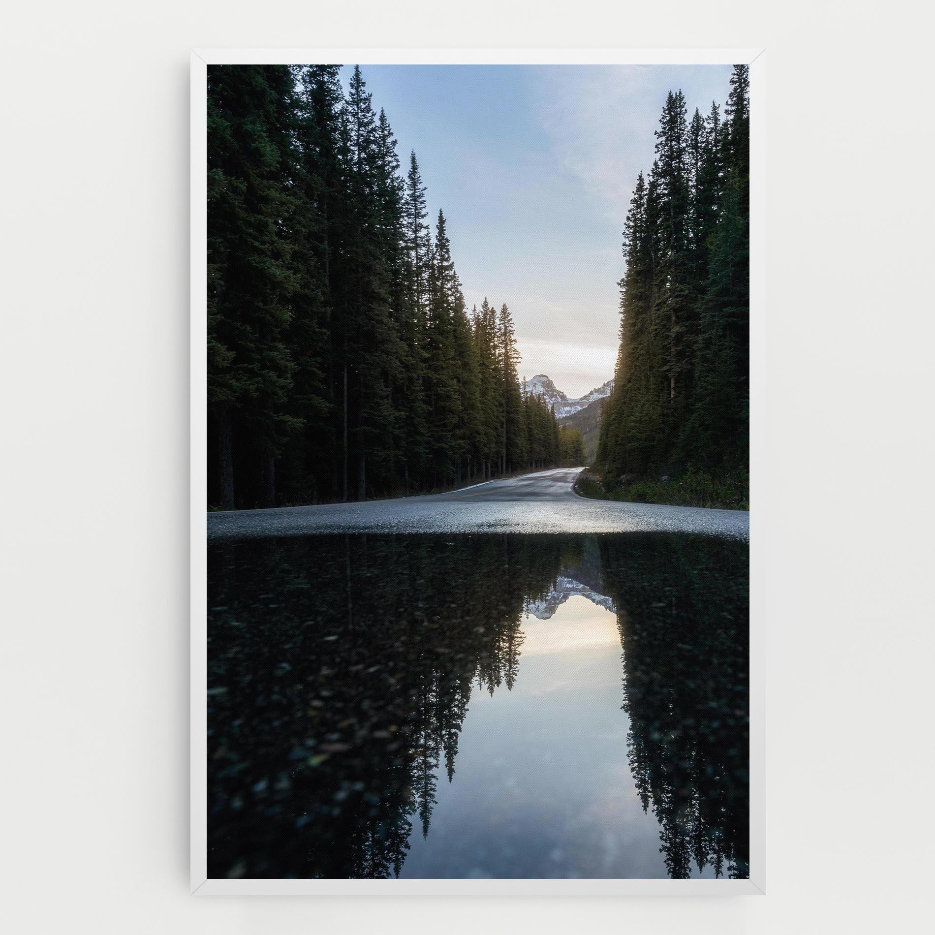 Vászonkép Big Lake Forest mockup 0