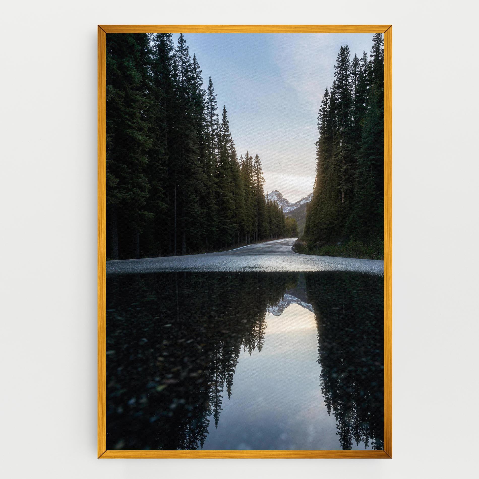 Vászonkép Big Lake Forest mockup 0