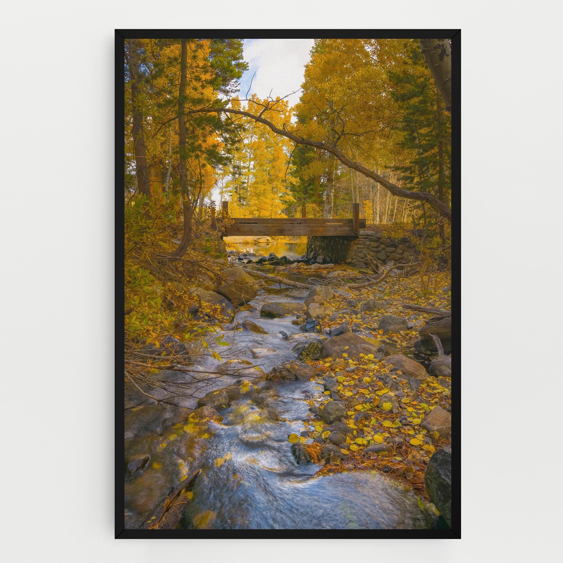 Vászonkép Yellow View Forest mockup 0