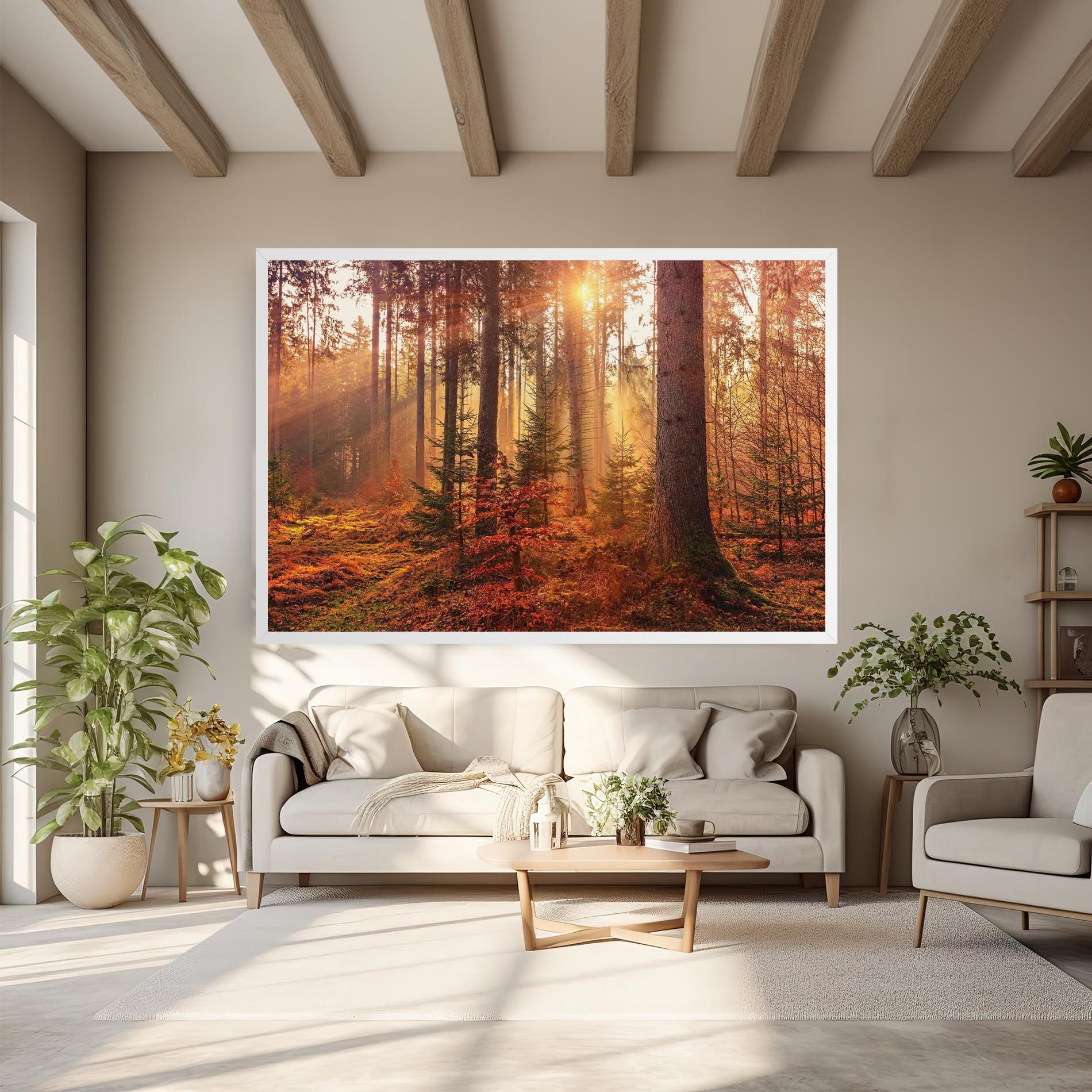 Orange Light Forest mockup 6