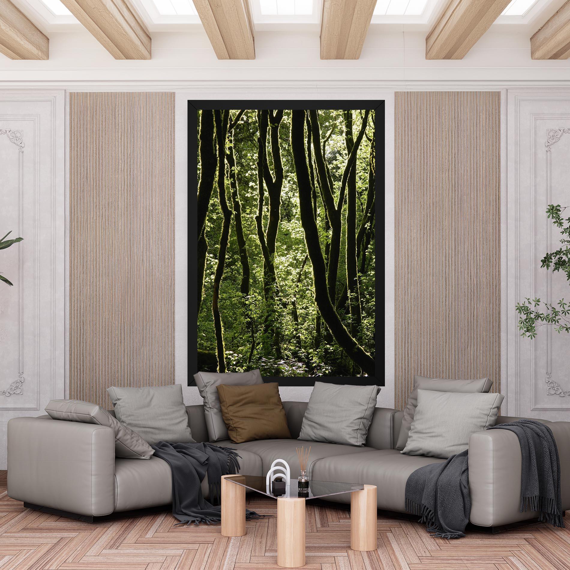 Vászonkép Forest Black Trees mockup 6