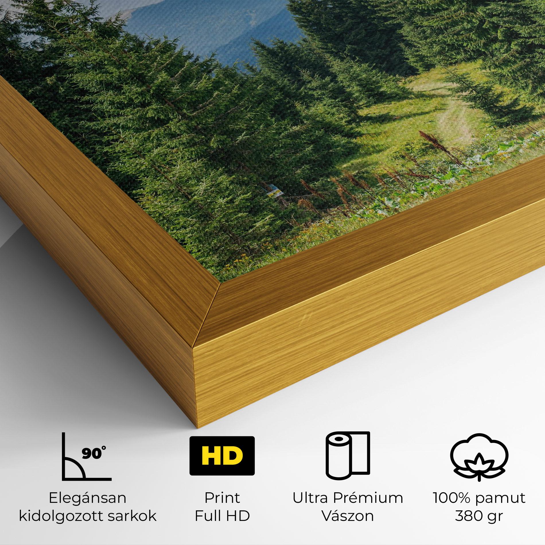 Vászonkép Carpathian Mountain mockup 4
