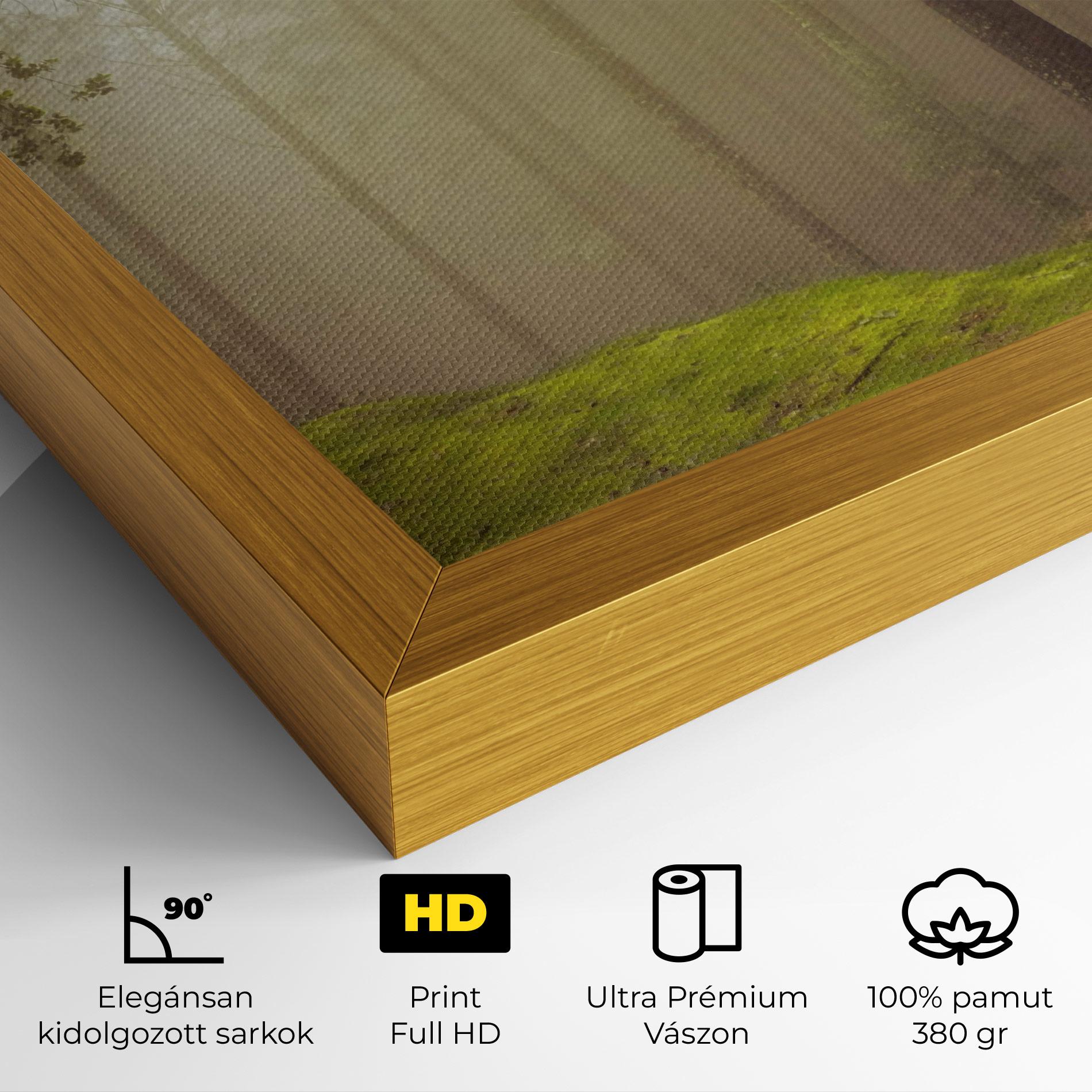 Vászonkép Foggy Tree Art mockup 4