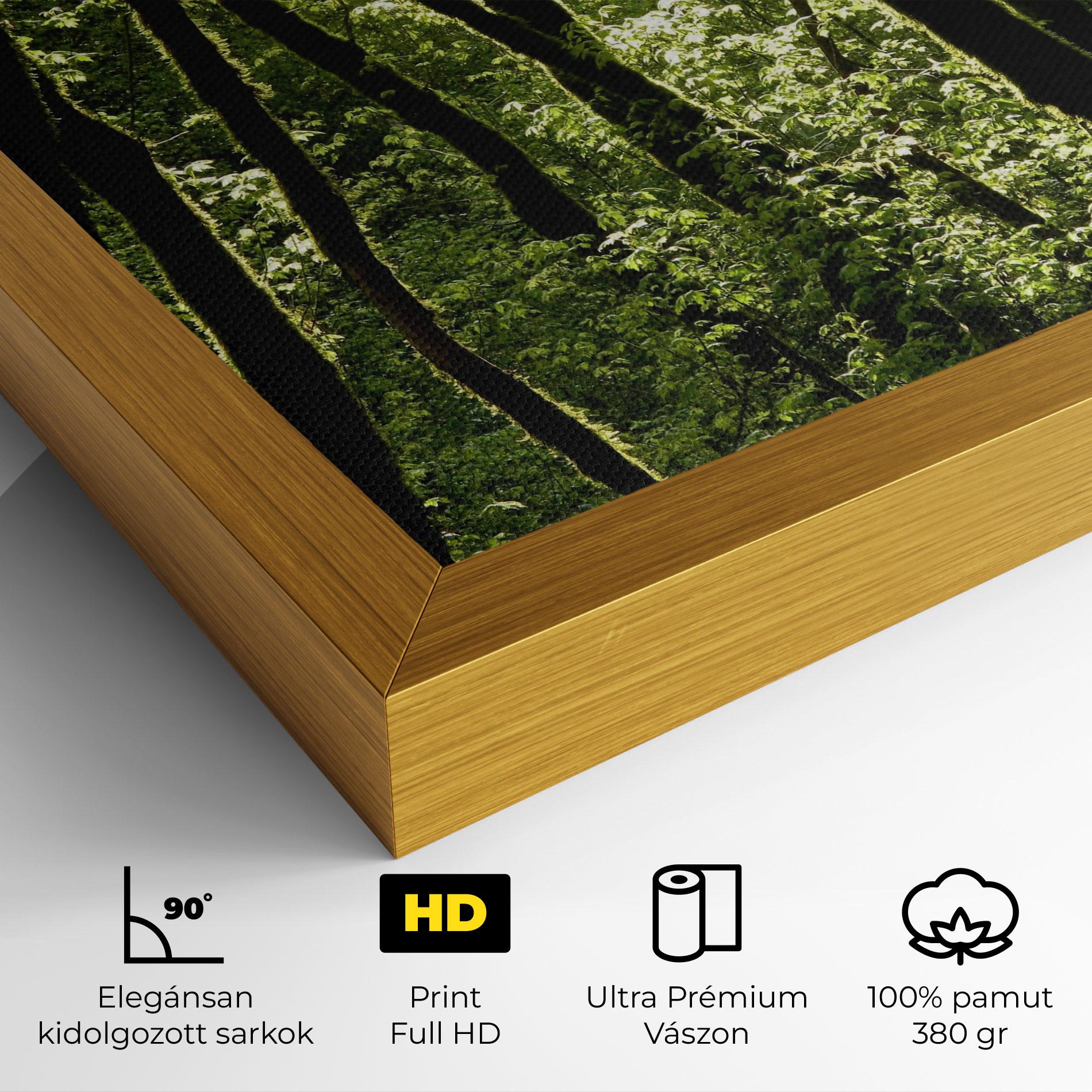 Vászonkép Forest Black Trees mockup 4
