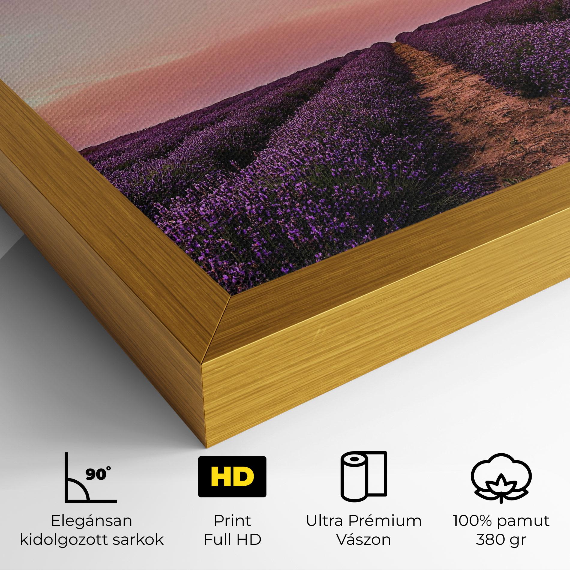 Vászonkép Lavender Field mockup 4